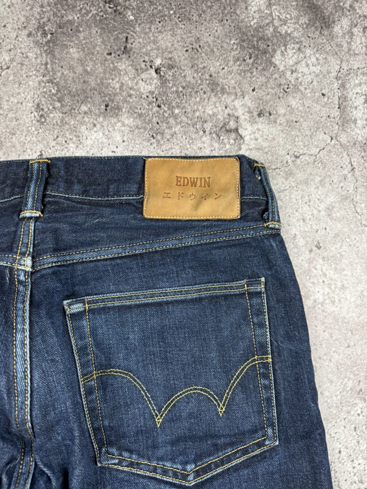 Edwin × Japanese Brand × Vintage CRAZY EDWIN JAPANESSE JEANS Size US 31 - 9 Thumbnail