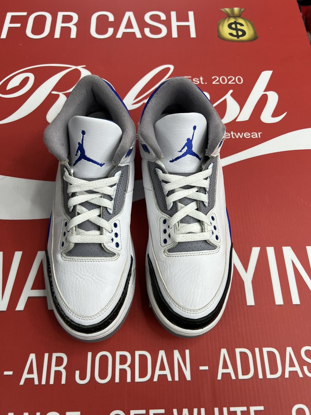 Jordan Brand Air Jordan 3 Retro Racer Blue Size 8.5 (CT8532-145) Size US 8.5 / EU 41-42 - 4 Thumbnail