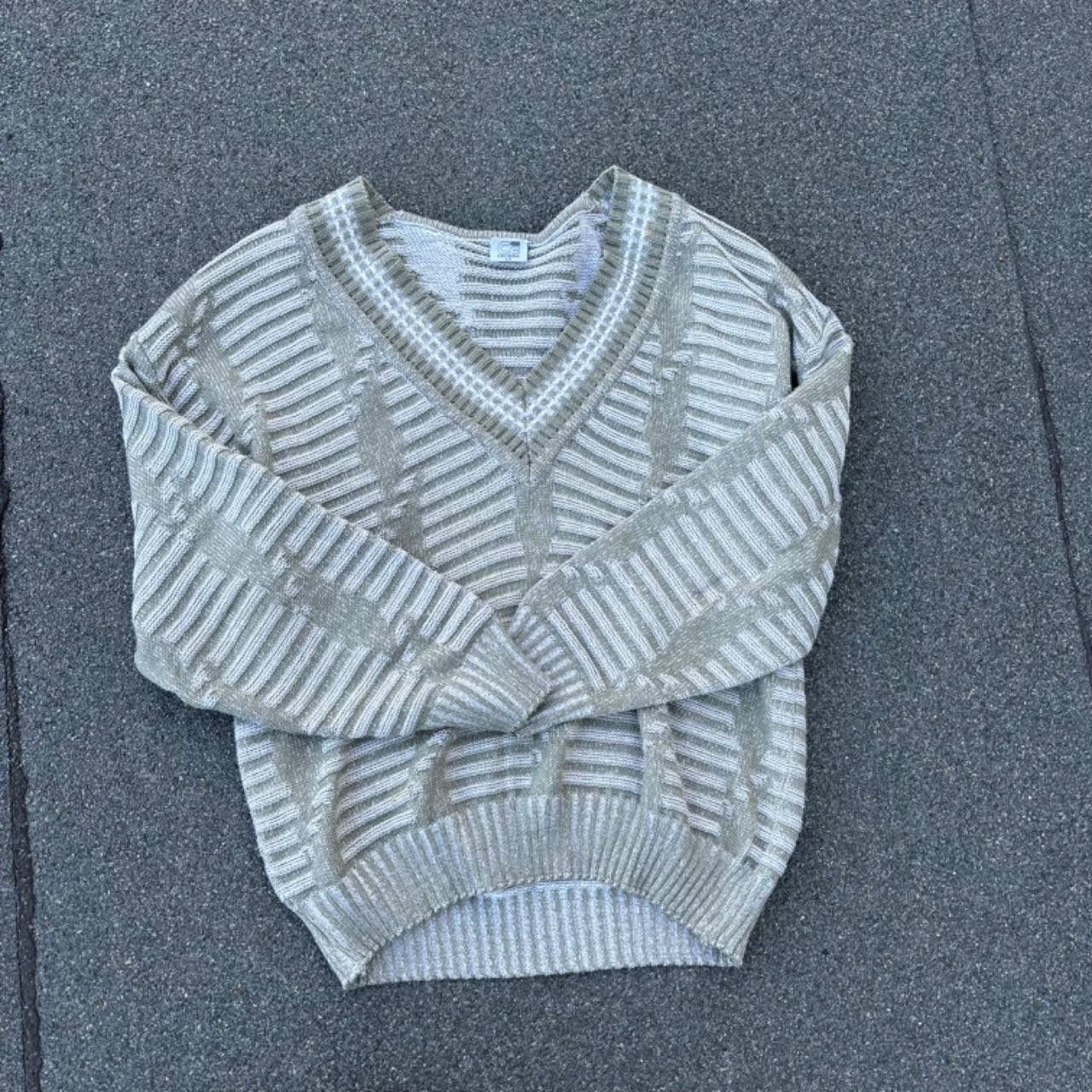 Japanese Brand × Vintage Vintage boxy sweater Size US L / EU 52-54 / 3 - 5 Thumbnail