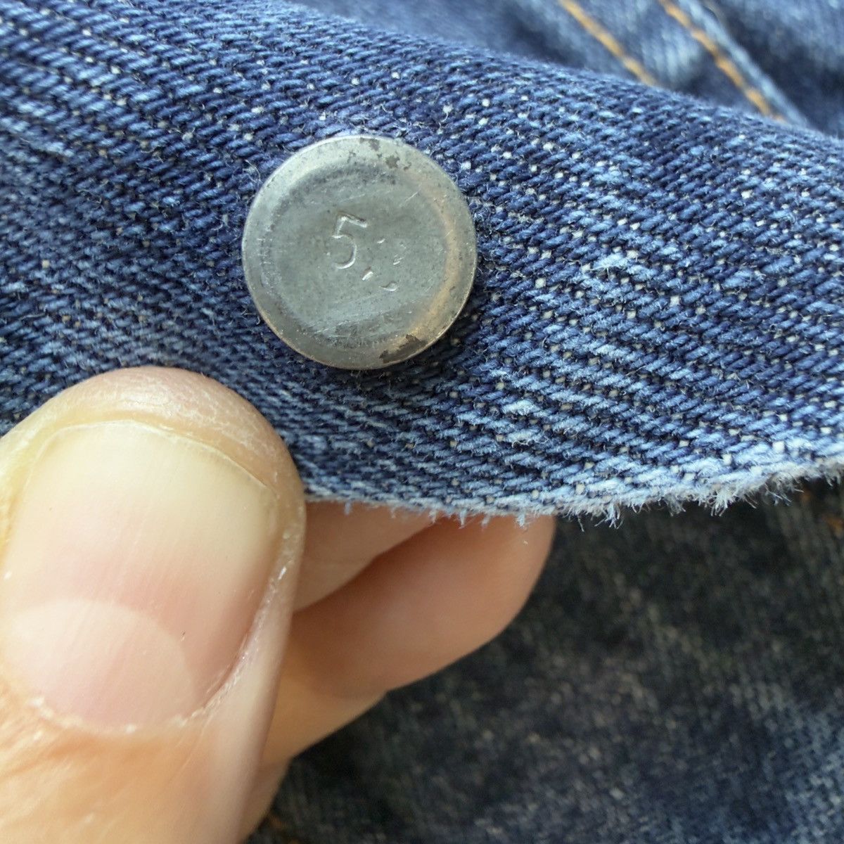 Levi's 1971 Levi’s jacket, Trucker III, 70505-0217 only 2 pockets Size M / US 6-8 / IT 42-44 - 4 Thumbnail