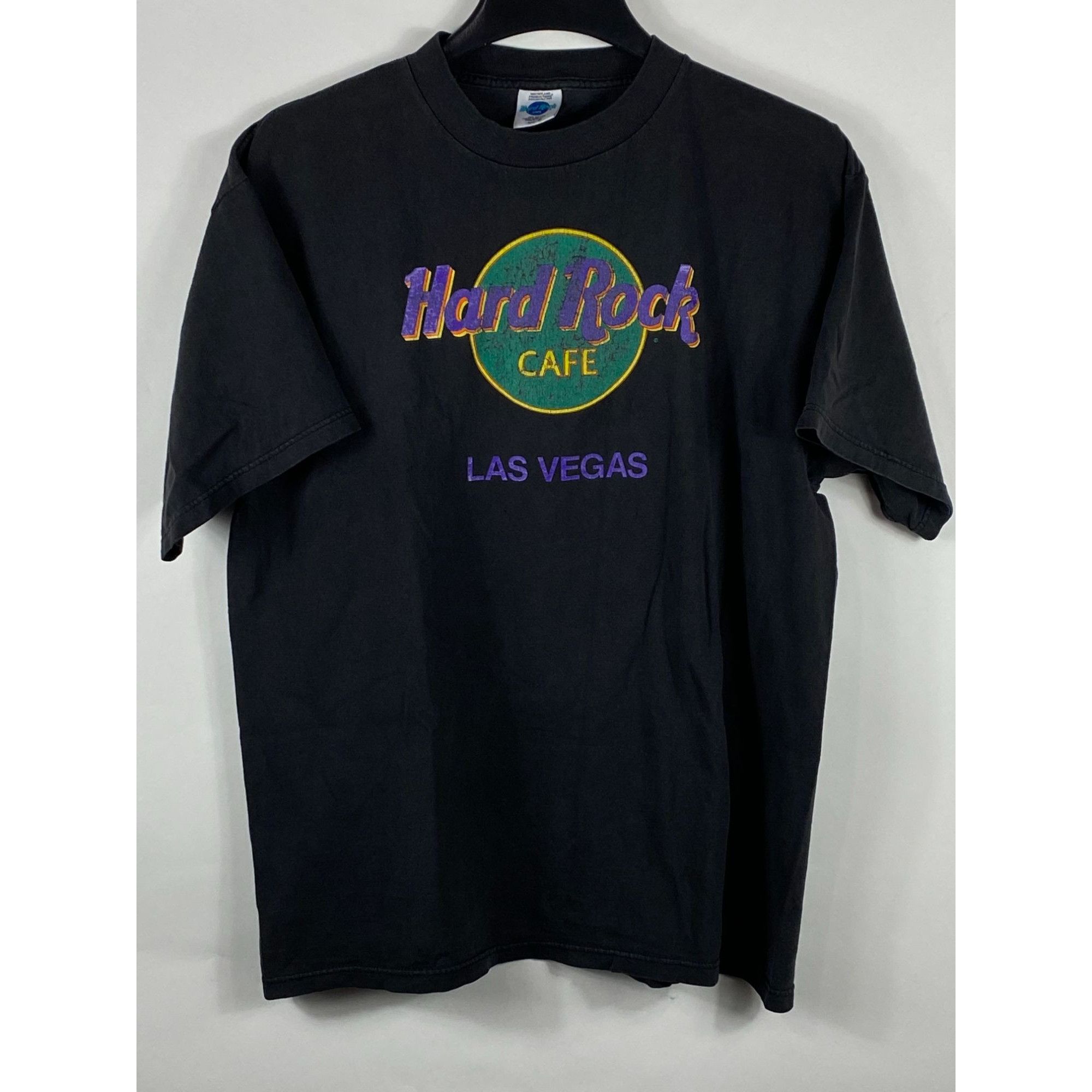 Hard Rock Cafe Vintage Hard Rock Cafe Las Vegas Logo Tee Shirt Black Size X Size US XL / EU 56 / 4 - 1 Thumbnail