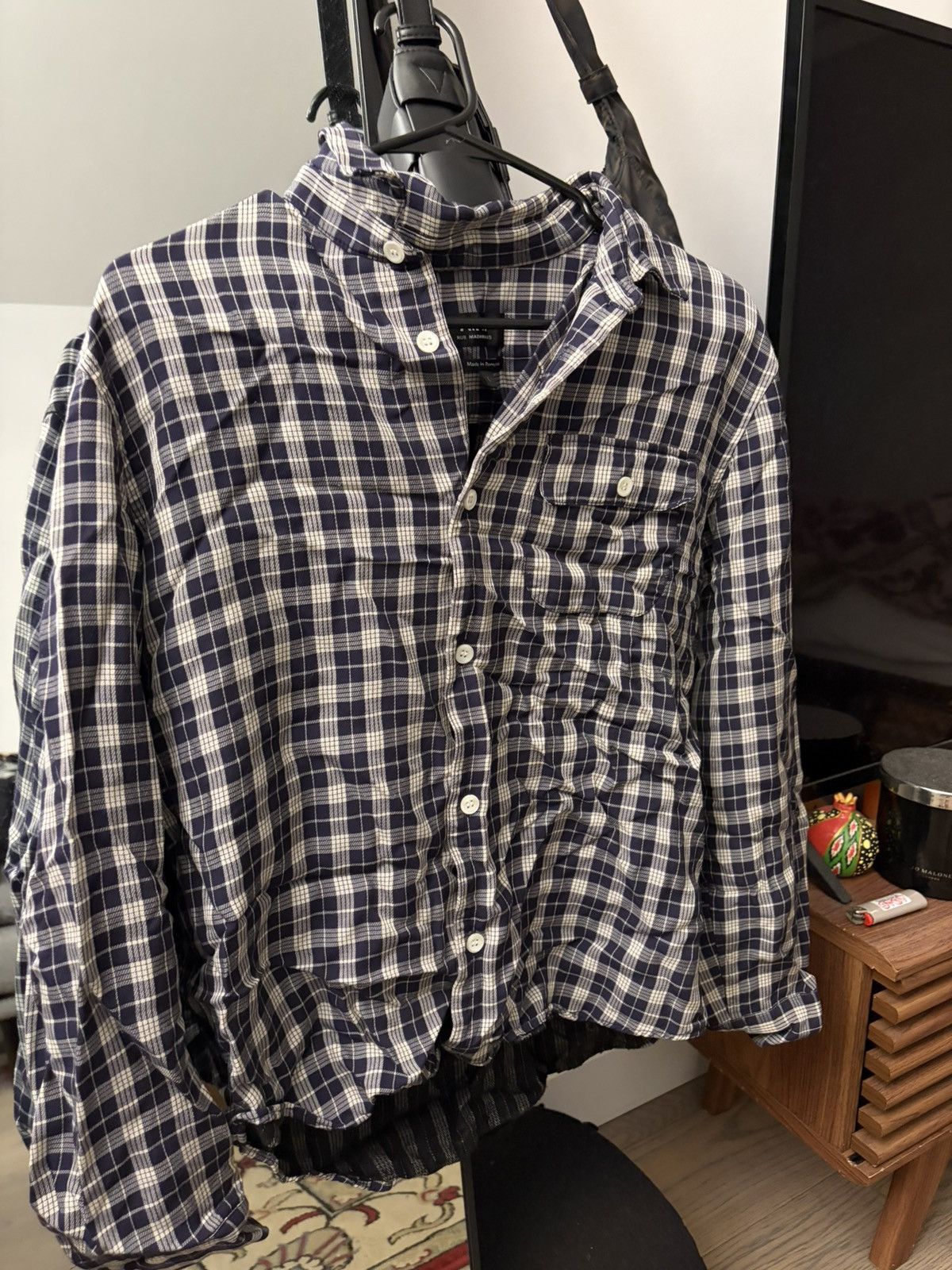 A.P.C. Checkered APC slim fit button up Size US L / EU 52-54 / 3 - 1 Thumbnail