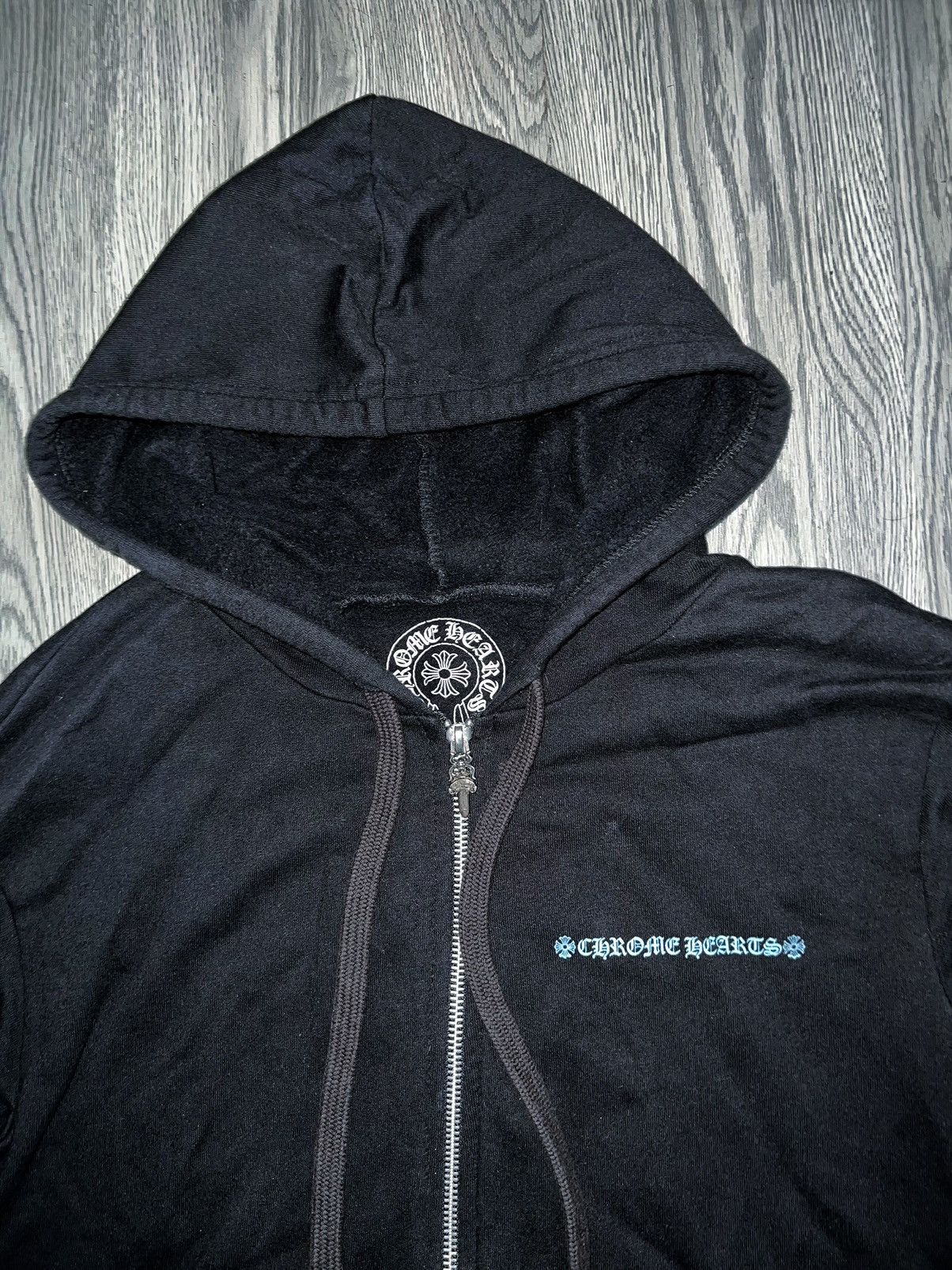 Chrome Hearts Chrome Hearts light blue hoodie zip up 💙➕ Size M / US 6-8 / IT 42-44 - 9 Thumbnail