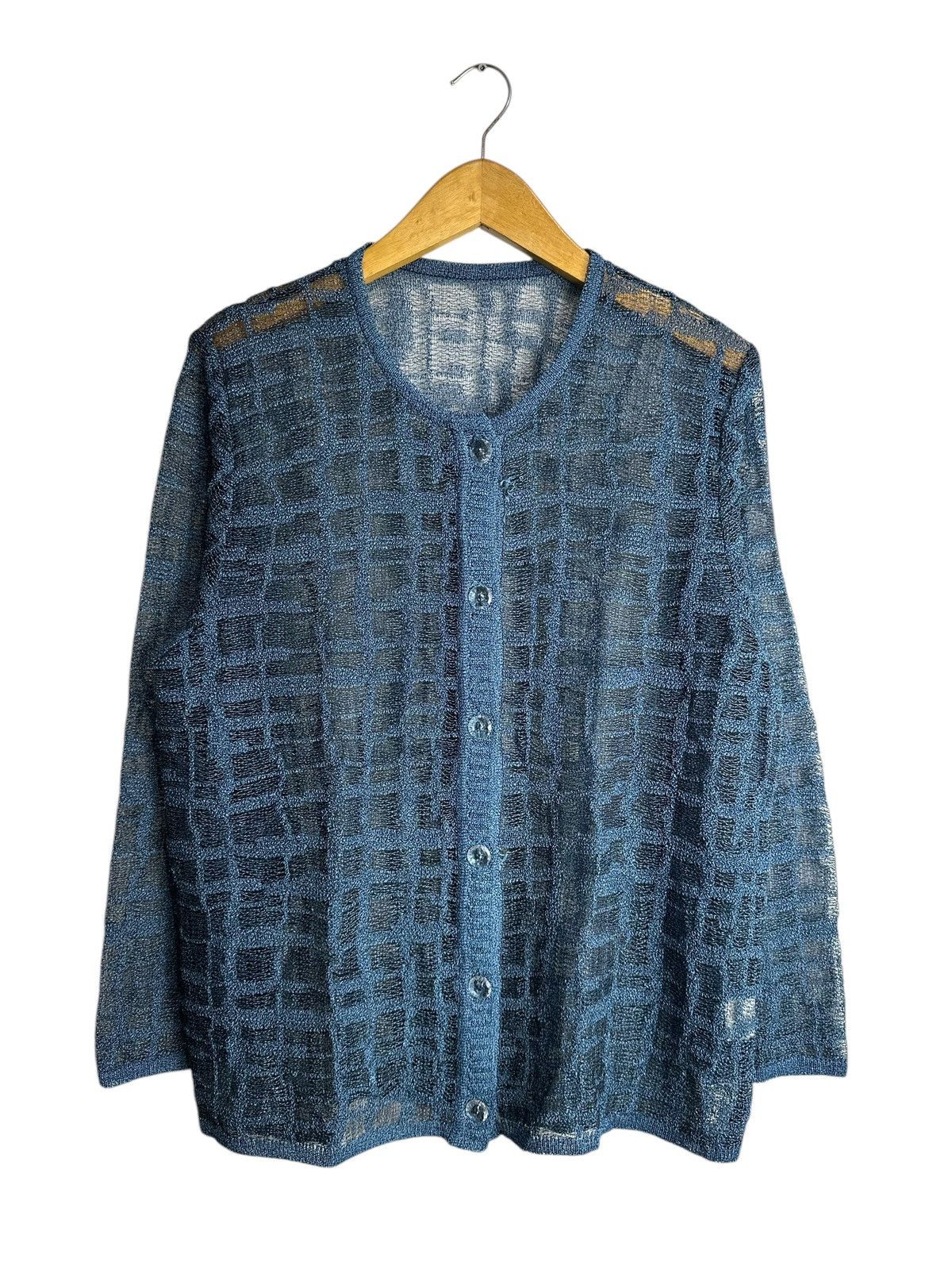 Issey Miyake Undefined MESH TRANSPARENT SHIRT ISSEY YOHJI STYLE Size US M / EU 48-50 / 2 - 2 Thumbnail