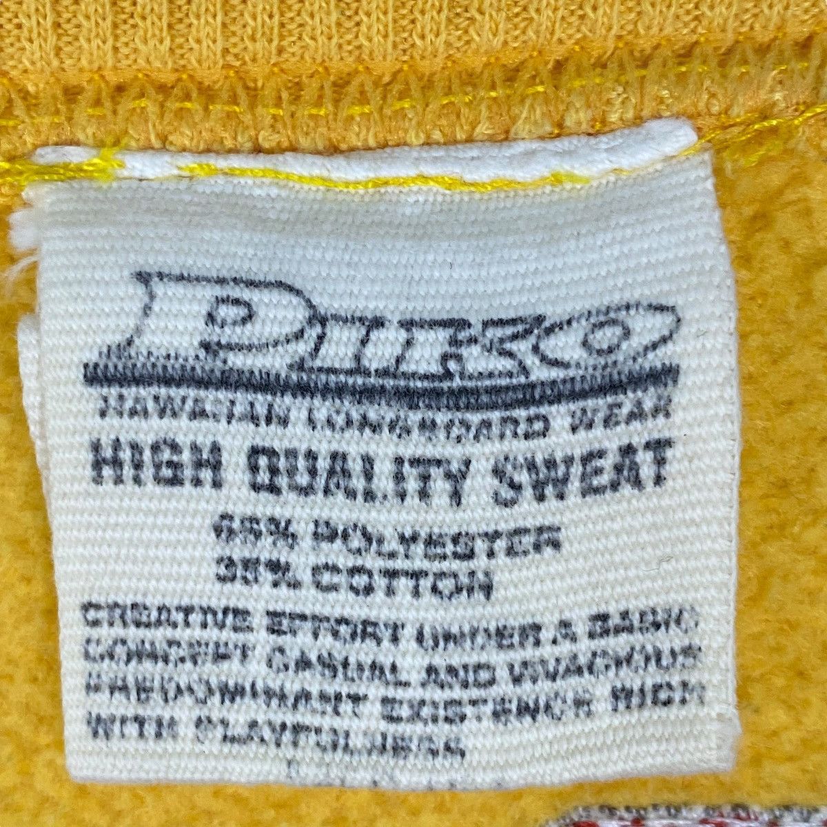 Other Vintage Piko Hawaiian Printed Crewneck Sweatshirt Yellow Size US M / EU 48-50 / 2 - 4 Thumbnail