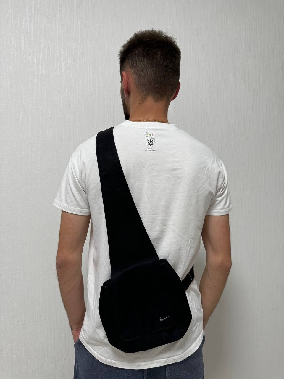 Nike 00s Nike Vintage Basic Logo Black Small Sling Bag Size ONE SIZE - 2 Thumbnail