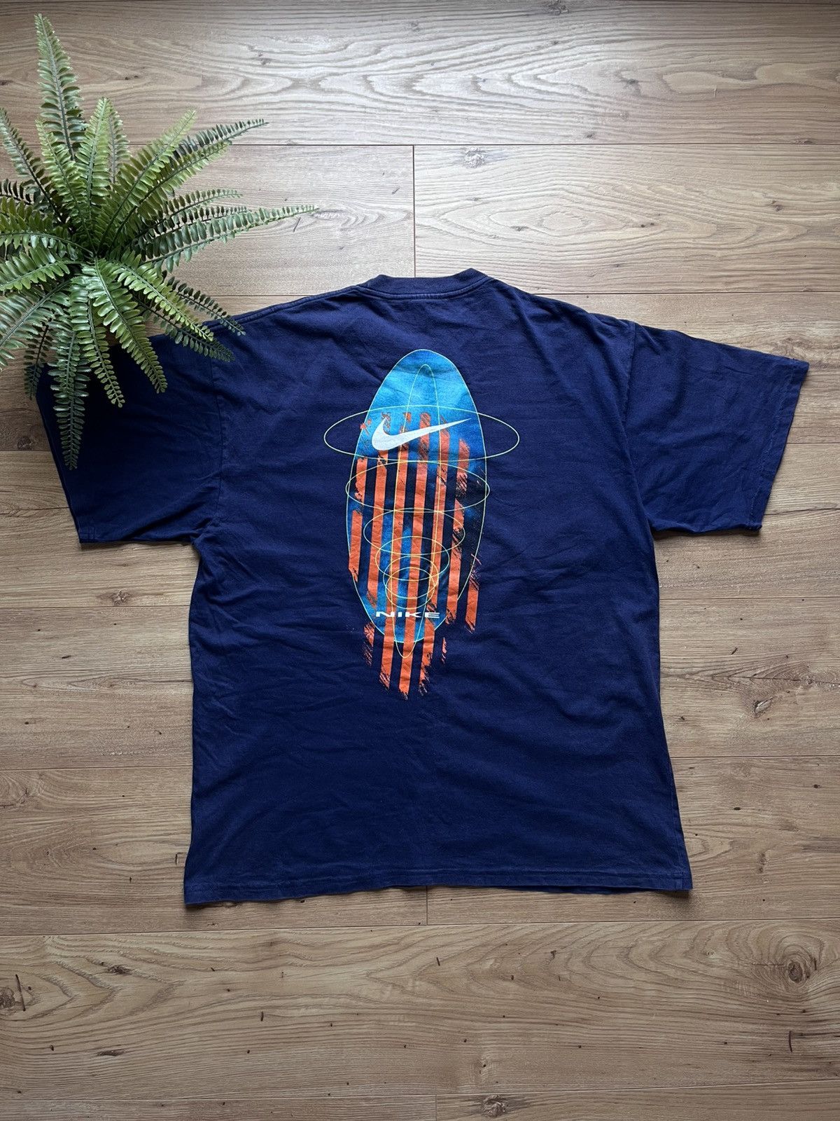 Nike 90’s NIKE RETRO BIG LOGO TEE SPELLOUT SWOOSH Y2K RARE Size US L / EU 52-54 / 3 - 1 Thumbnail