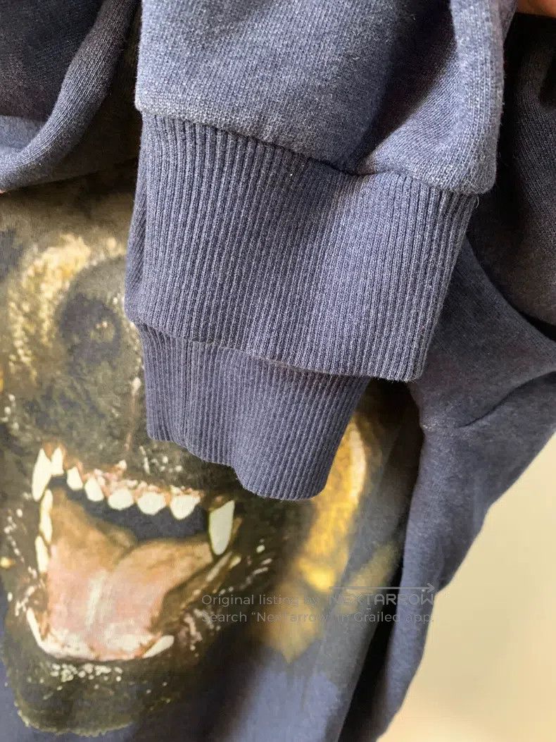 Givenchy Givenchy Blue Dog Head Hoodie Size US XS / EU 42 / 0 - 6 Thumbnail