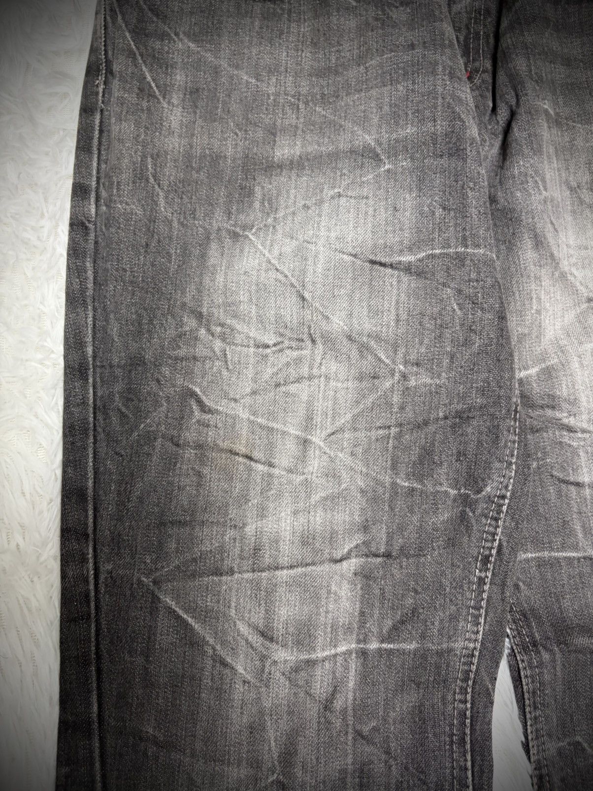 If Six Was Nine Rare Nylaus clawmark whisker flared jeans Size US 32 / EU 48 - 4 Thumbnail