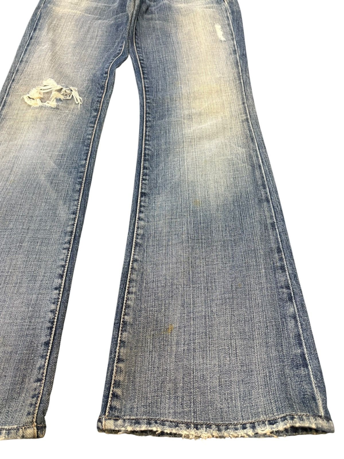 7 For All Mankind Vintage 7 For All Mankind Distressed Flared Jeans Size US 28 / EU 44 - 7 Thumbnail