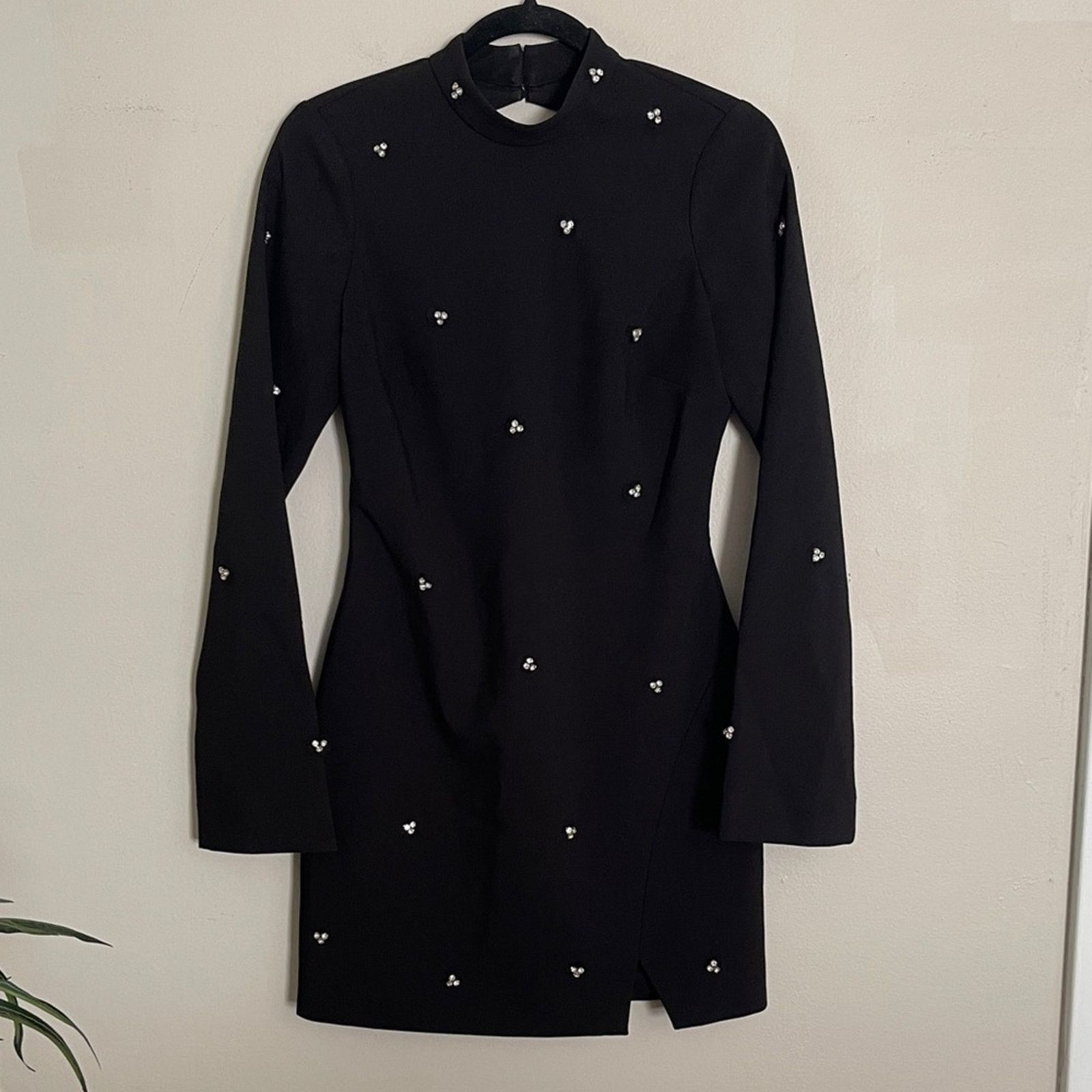 LIKELY Likely Phillips Diamond Stud Detail Mini Dress Size S / US 4 / IT 40 - 7 Thumbnail