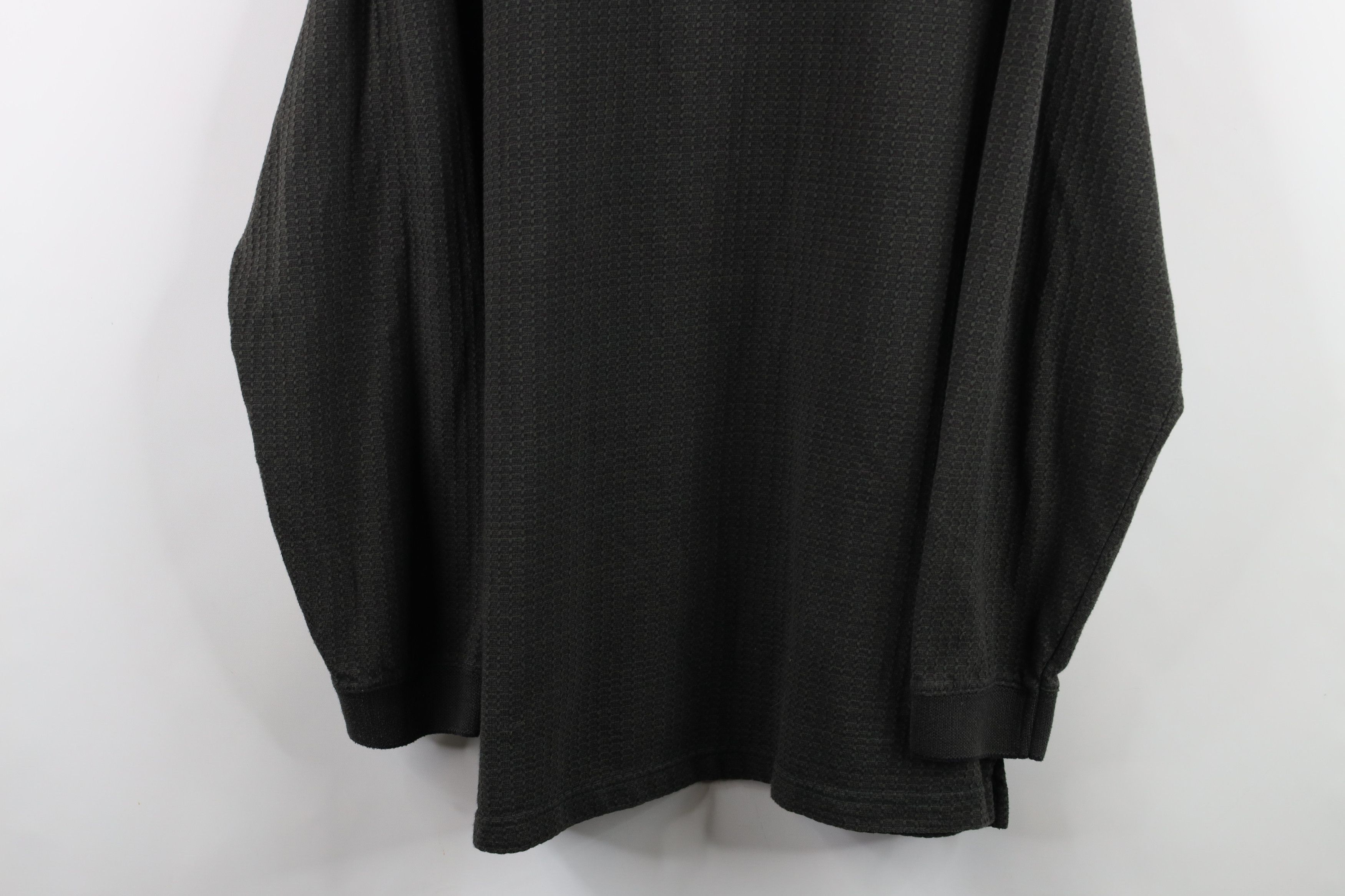 Vintage Vintage 90s Streetwear Striped Long Sleeve Rugby Polo Green Size US XL / EU 56 / 4 - 3 Thumbnail