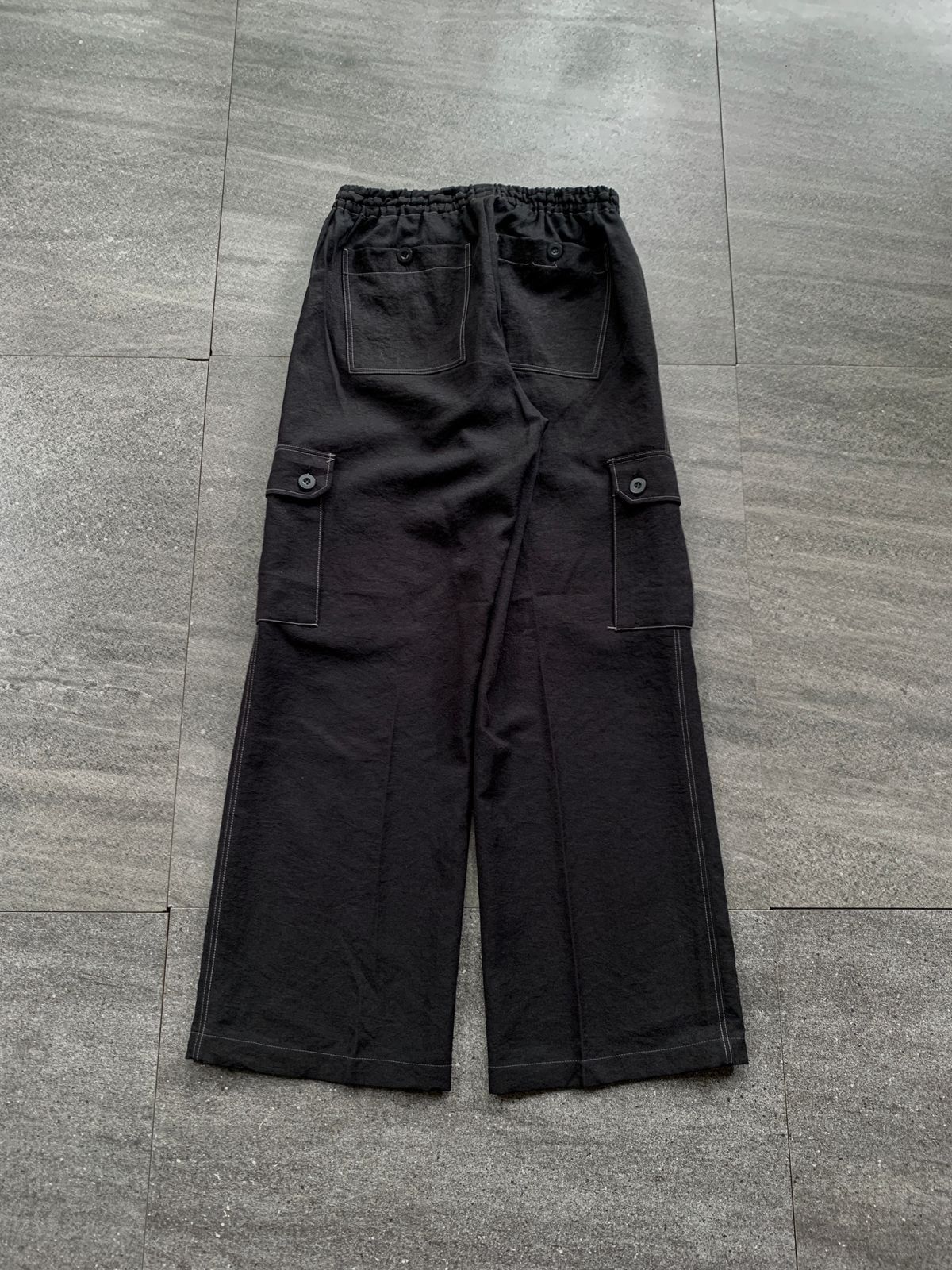 Pleats Please Issey Miyake FREE TAX! Contrast Stitching Relaxed Cargo Pants Size US 30 / EU 46 - 6 Thumbnail