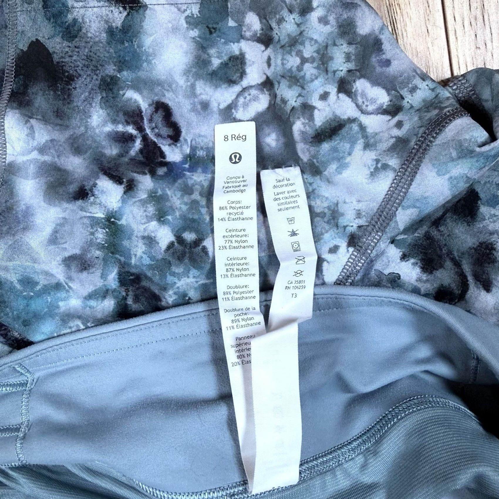Lululemon Lululemon Shorts Womens 6 Speed Up Low-Rise Kaleidofloral Multi Blue Cast Floral Athletic Activewear Black Ladies Size 28" / US 6 / IT 42 - 4 Thumbnail