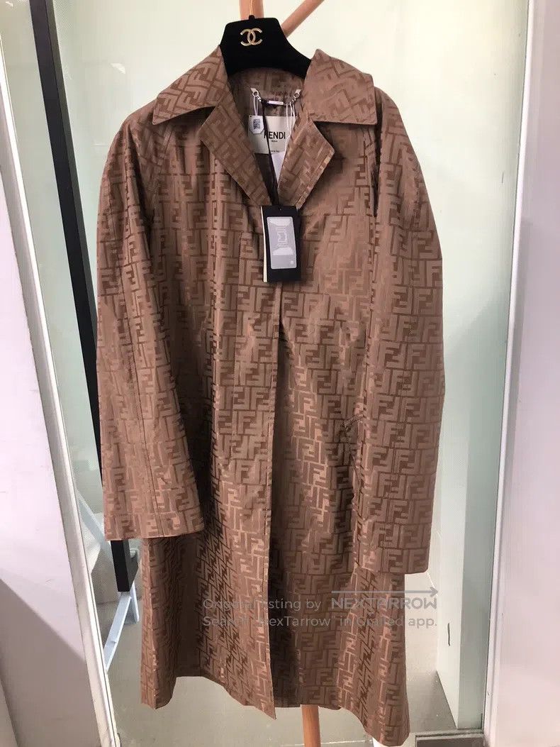 Fendi Fendi All-Print Coat Size XS / US 0-2 / IT 36-38 - 1 Thumbnail