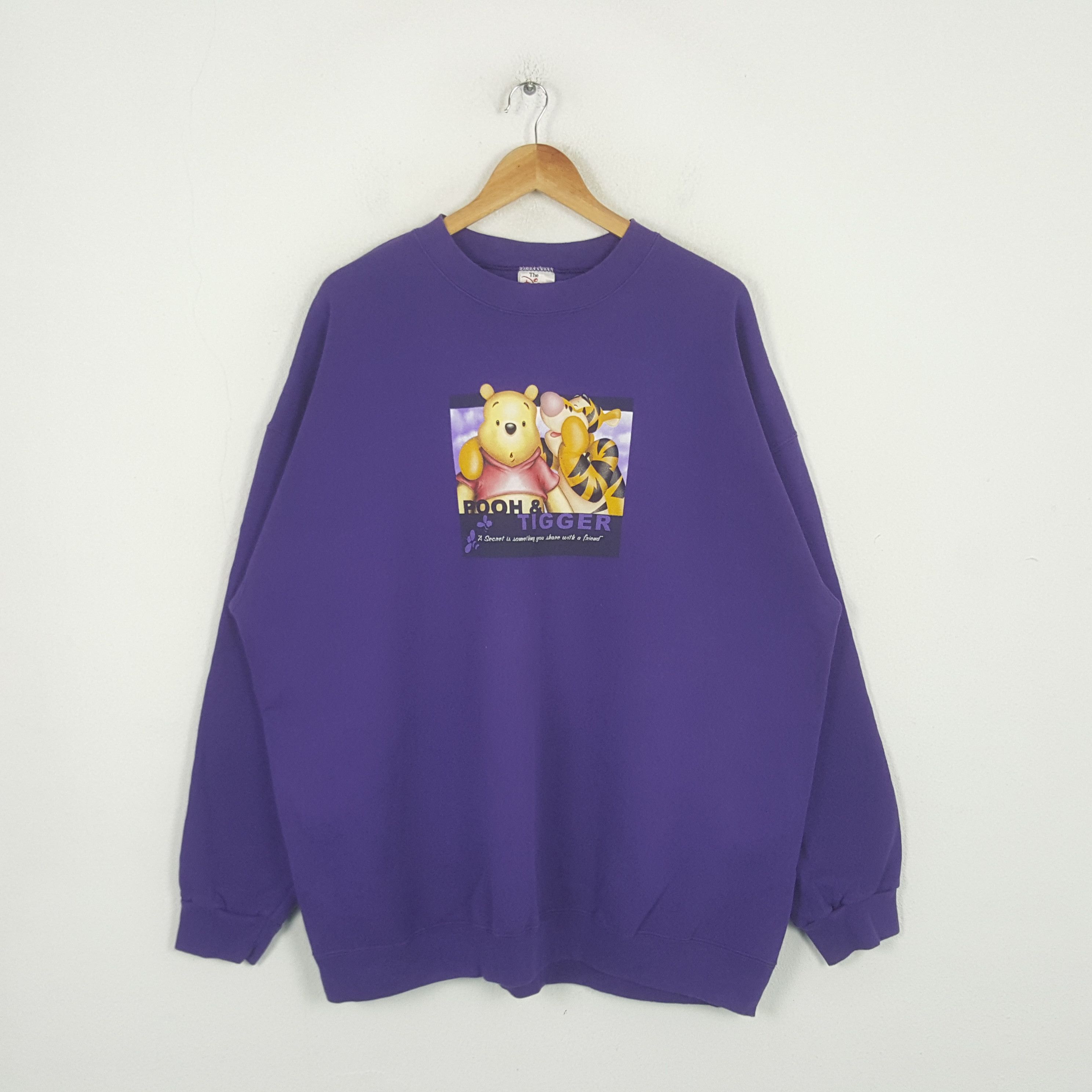 Disney Vintage Pooh & Tigger Cartoon Character Sweatshirt RR6 Size US XXL / EU 58 / 5 - 1 Thumbnail