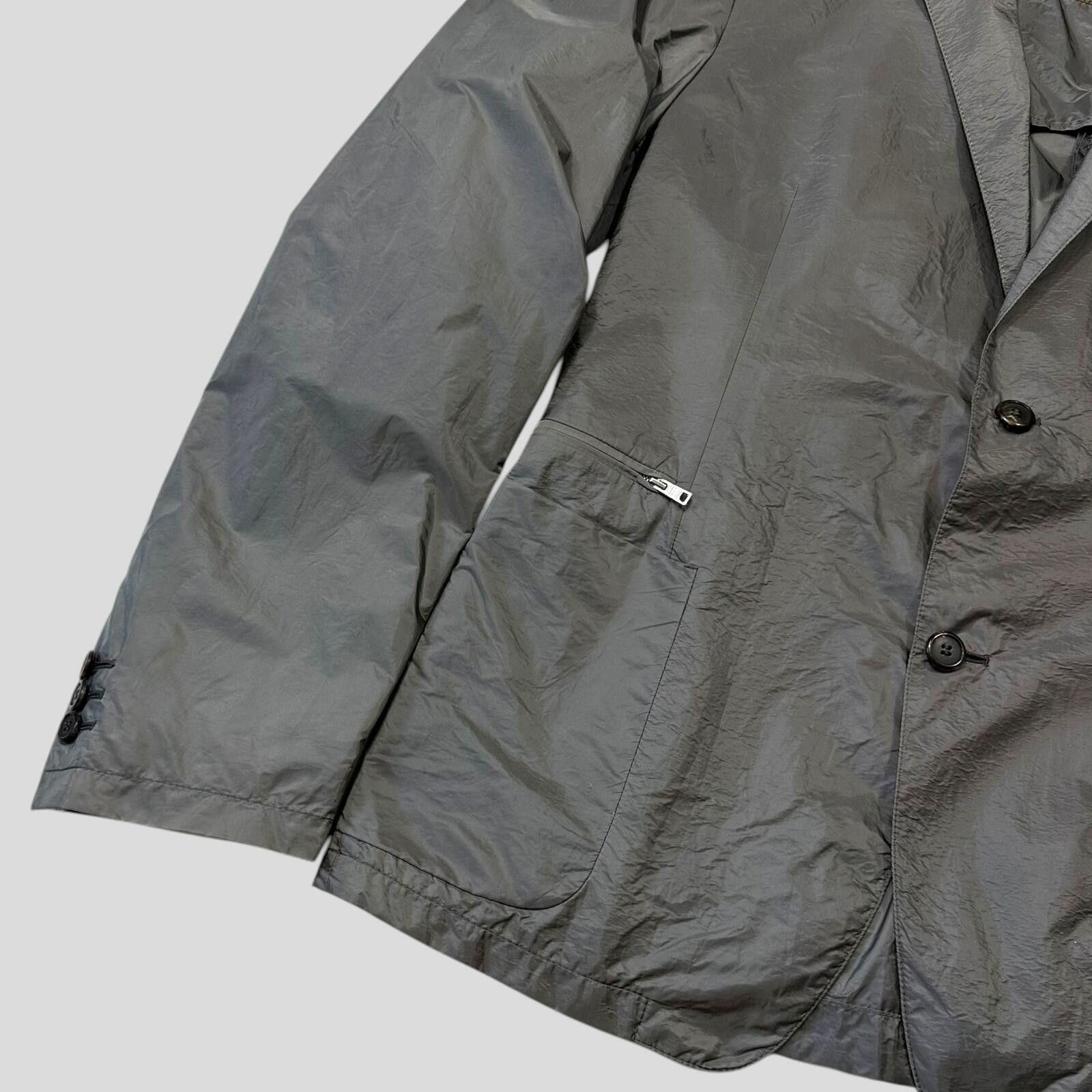 Prada Prada Sport 2014 Nylon PU Shimmer Blazer Jacket - IT54 (L) Size US L / EU 52-54 / 3 - 5 Thumbnail