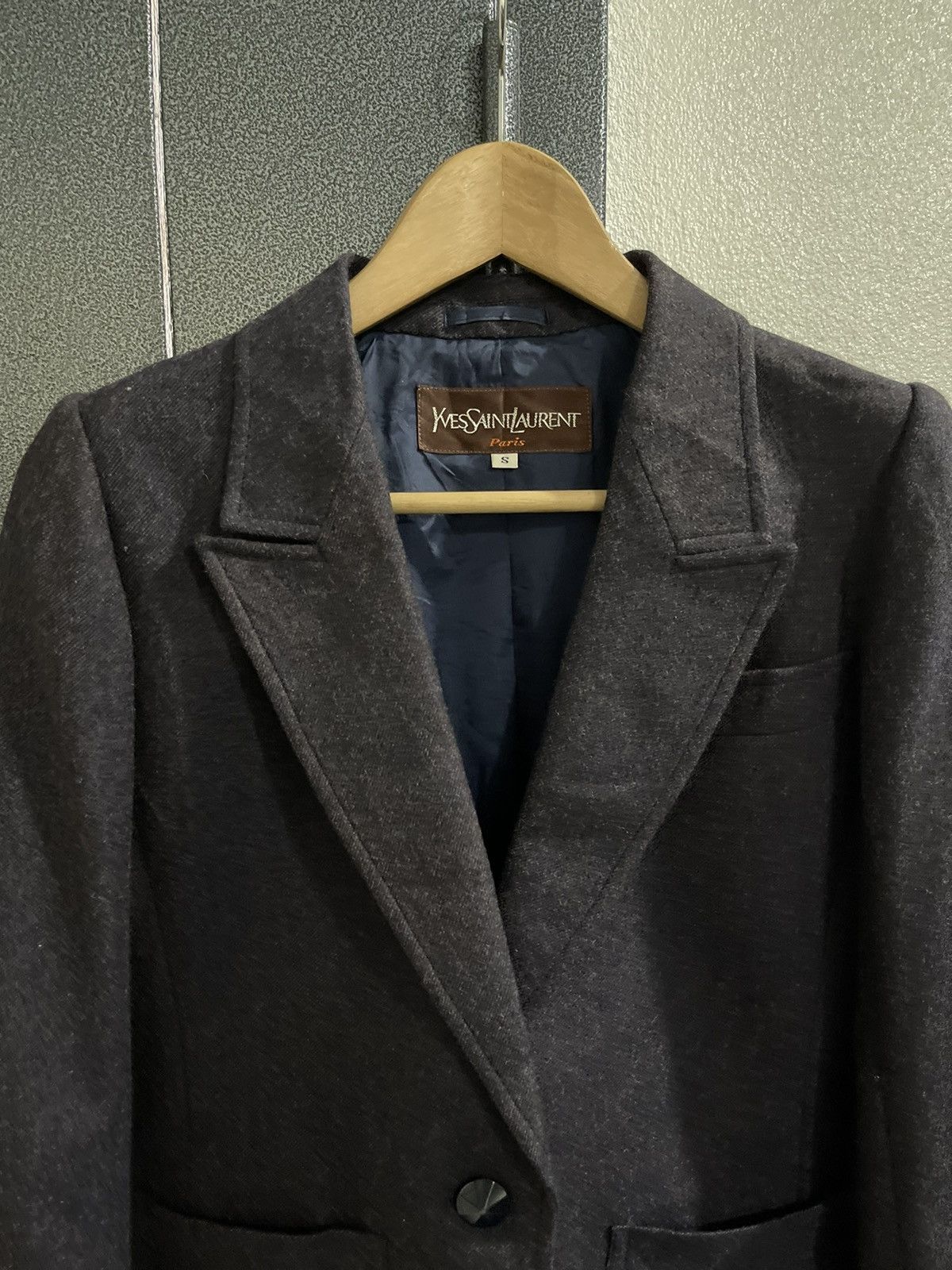 Yves Saint Laurent Vintage Yves Saint Laurent Coat Jacket Size S / US 4 / IT 40 - 4 Thumbnail
