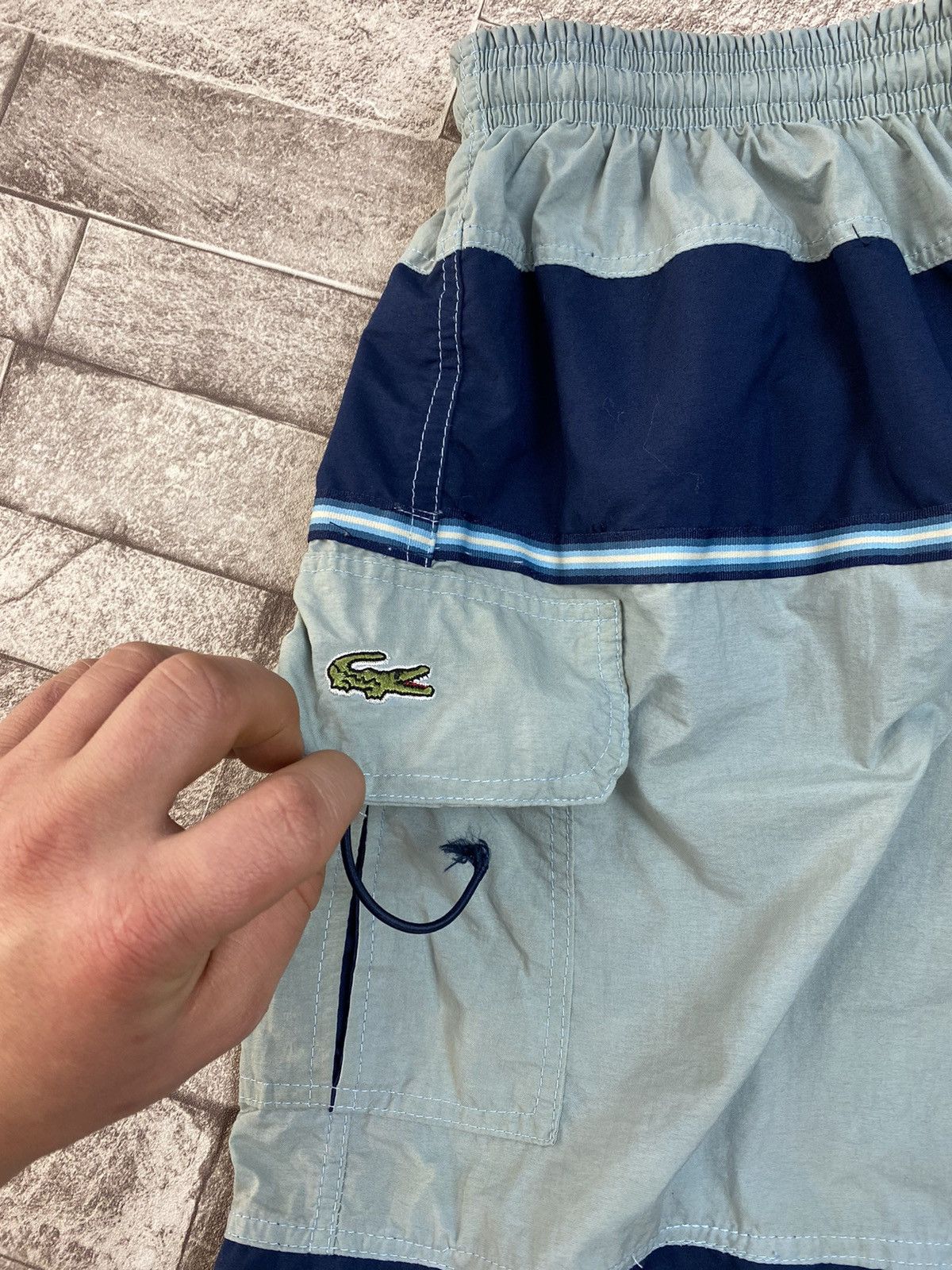 Lacoste × Vintage Rare Hype Vintage Lacoste Shorts Size US 32 / EU 48 - 7 Thumbnail
