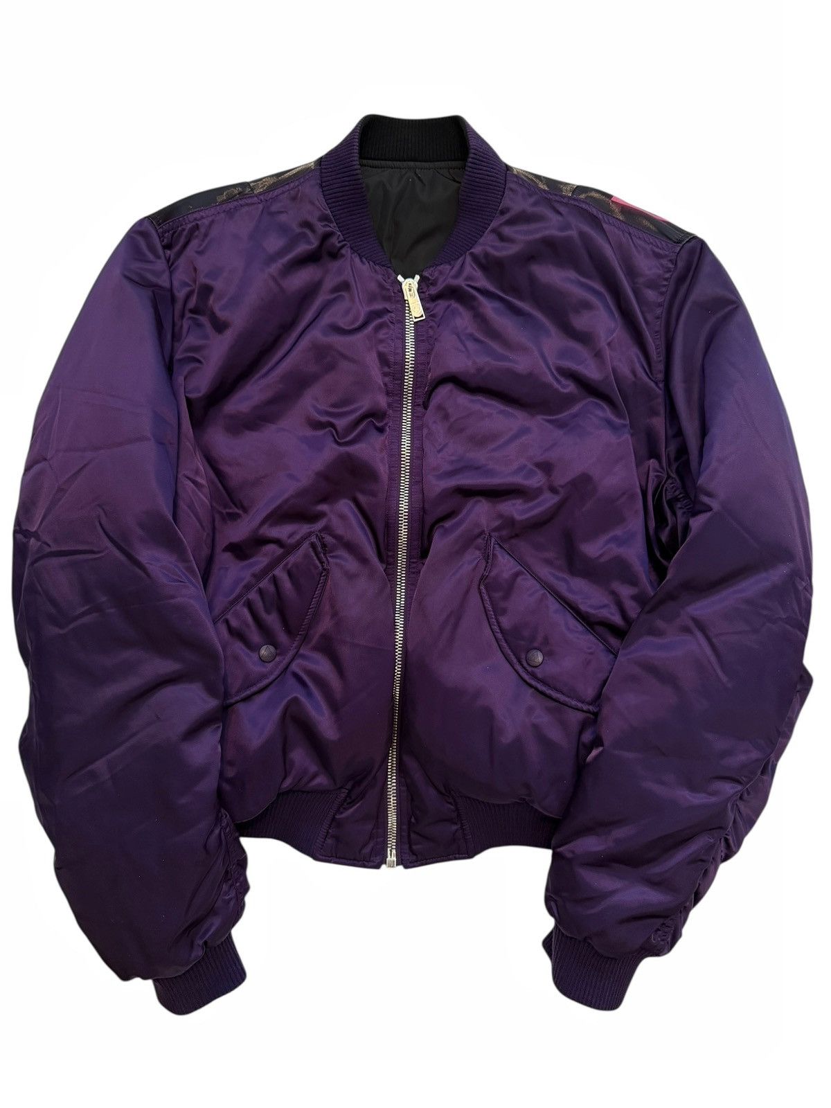 Lanvin DC Comics Batman Cyber Reflective Reversible Bomber Size US M / EU 48-50 / 2 - 2 Thumbnail