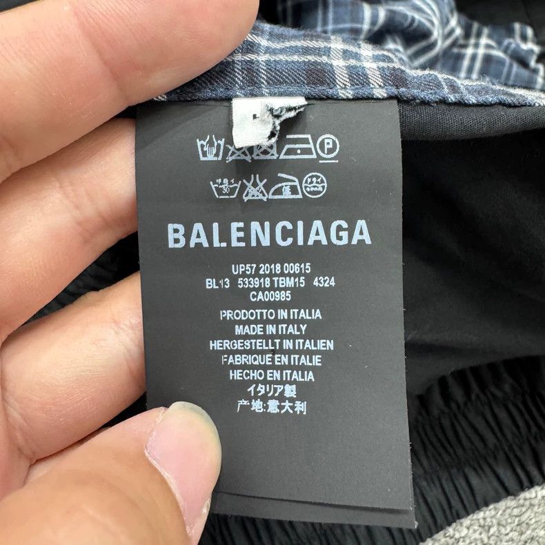 Balenciaga Balenciaga plaid patchwork assault suit jacket-2506 Size US M / EU 48-50 / 2 - 3 Thumbnail