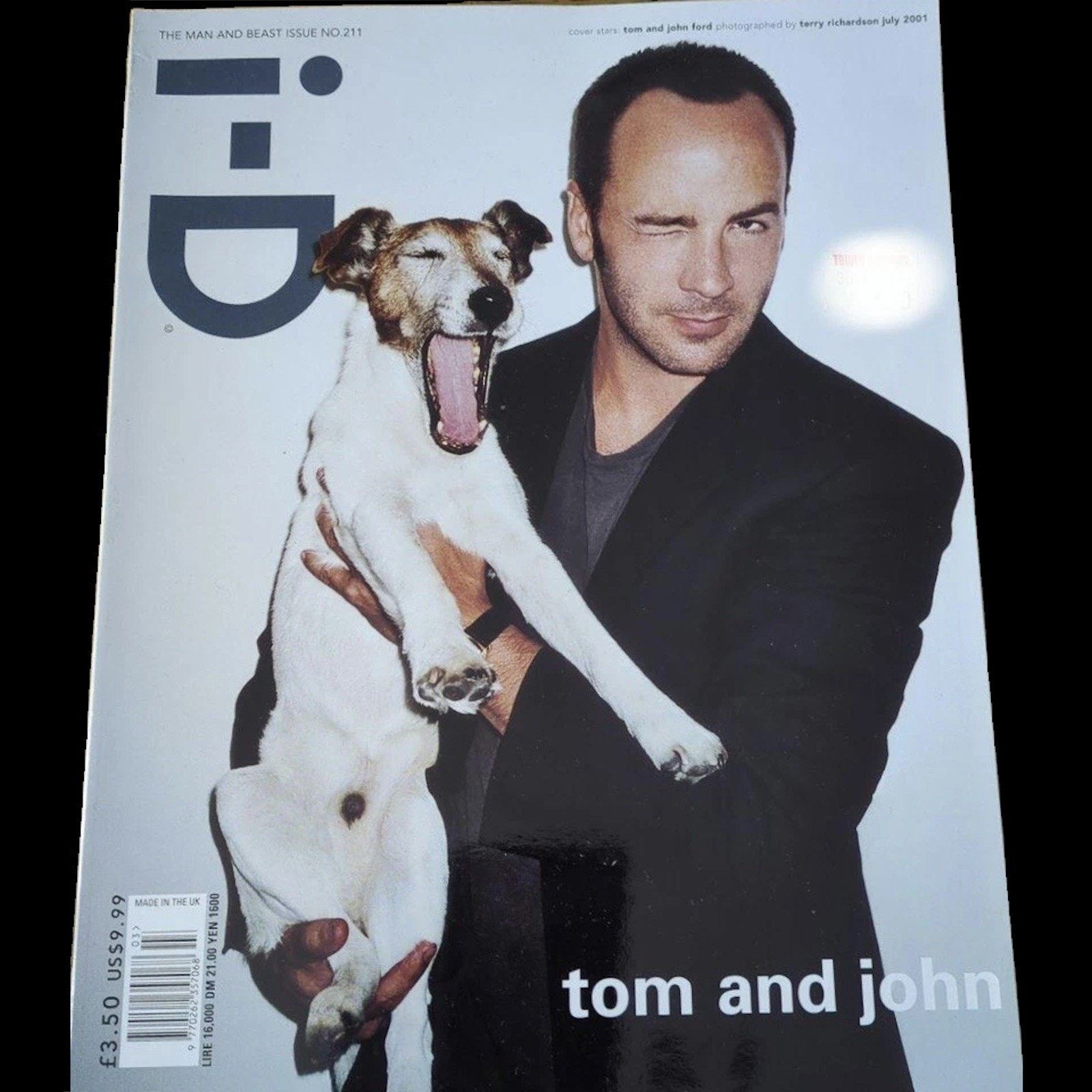 Tom Ford × Vintage ID Magazine Tom Ford July 2001 Fashion Supermodels Size ONE SIZE - 1 Thumbnail
