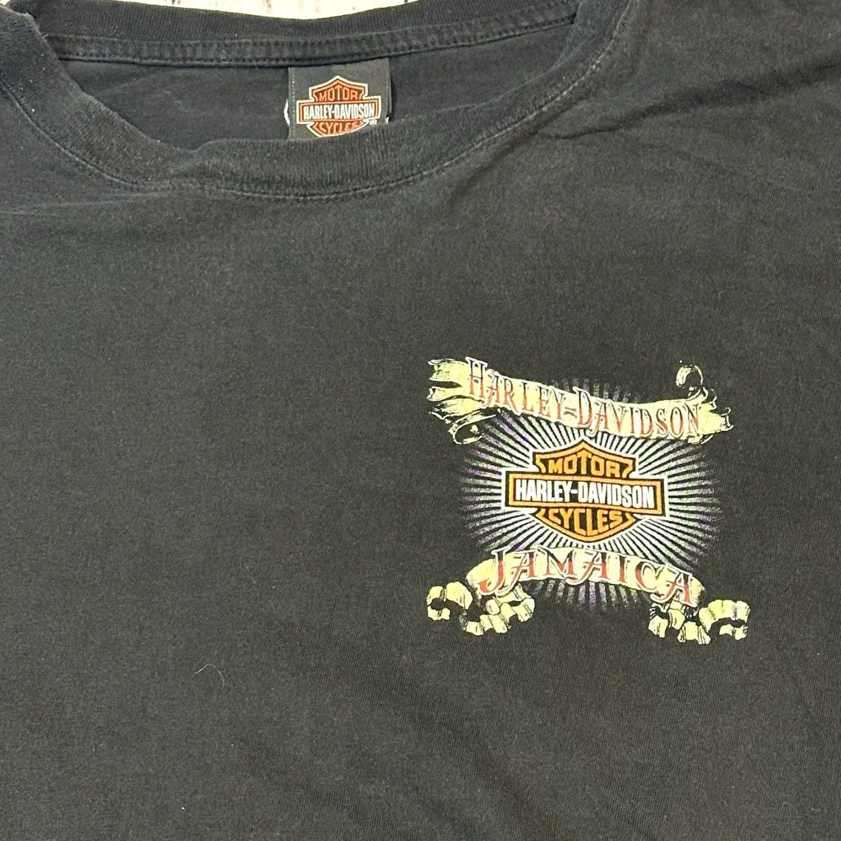 Harley Davidson Harley-Davidson Jamaica Island Graphic Biker Tee Men's 3XL Shirt Size US XXL / EU 58 / 5 - 4 Thumbnail