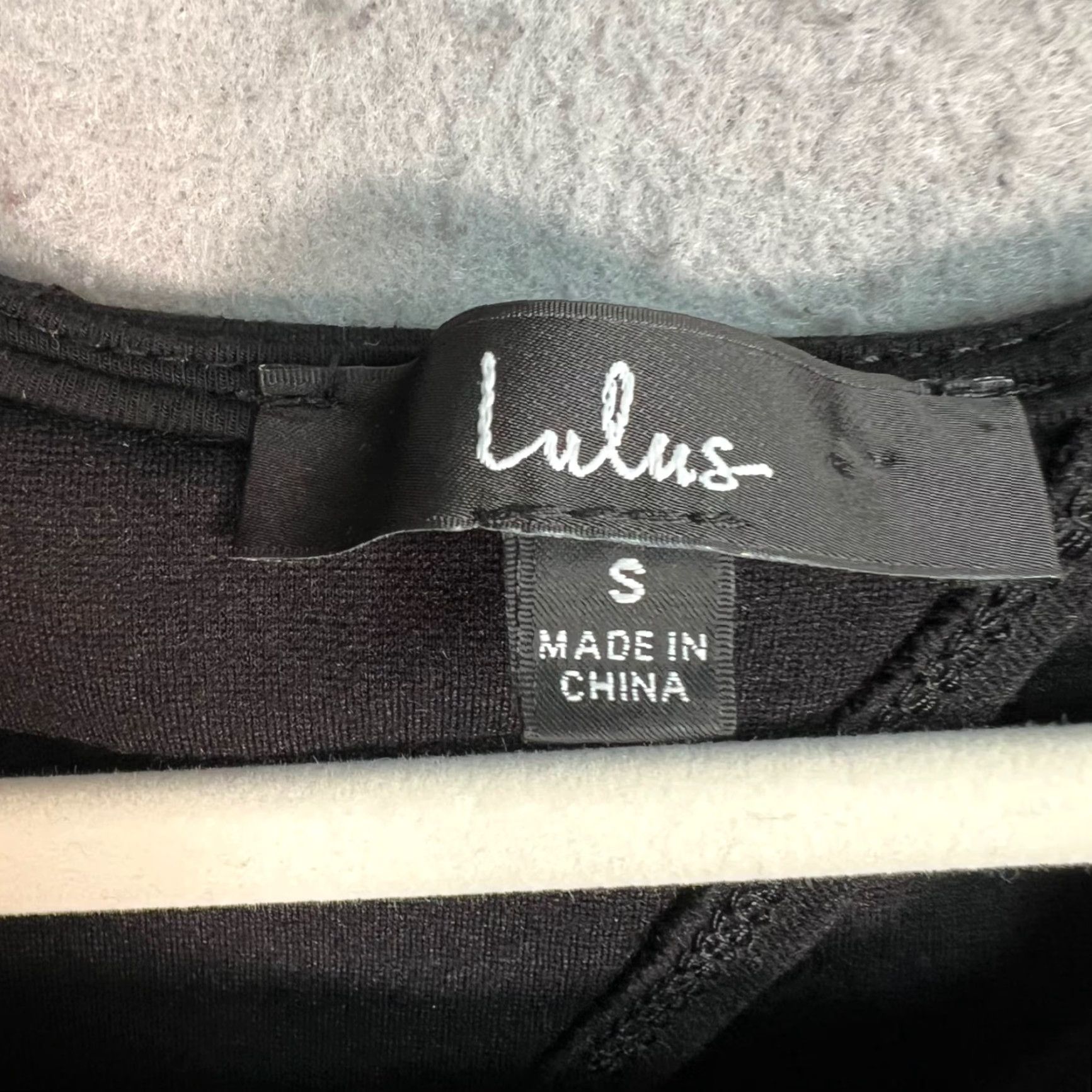 Lulus Lulus Black Sleeveless Crop Top Tank with Tie Detail Womens Small - Cropped Nylon Rayon - Solid - Round Neck - Adult Womens Small - Gift? (Stop) Size S / US 4 / IT 40 - 3 Thumbnail