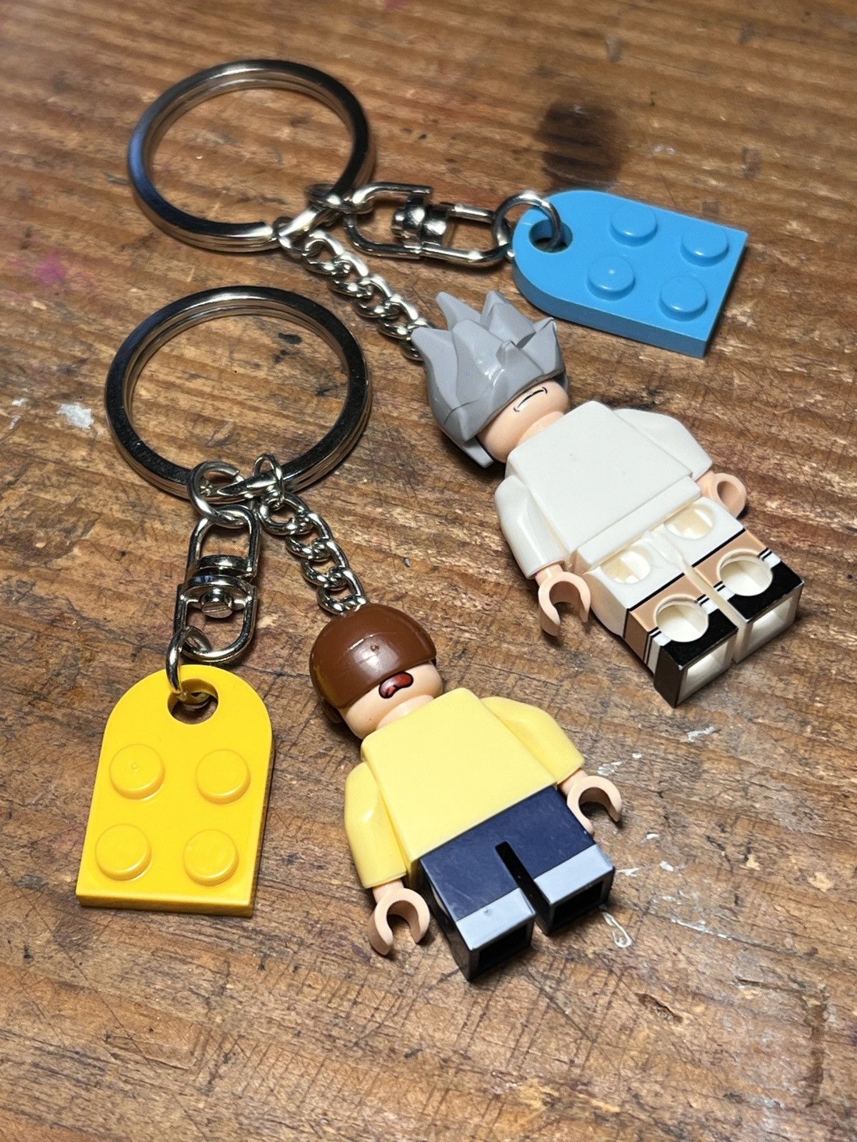 Cartoon Network rick and morty minifigure matching keychain keyring Size ONE SIZE - 5 Thumbnail