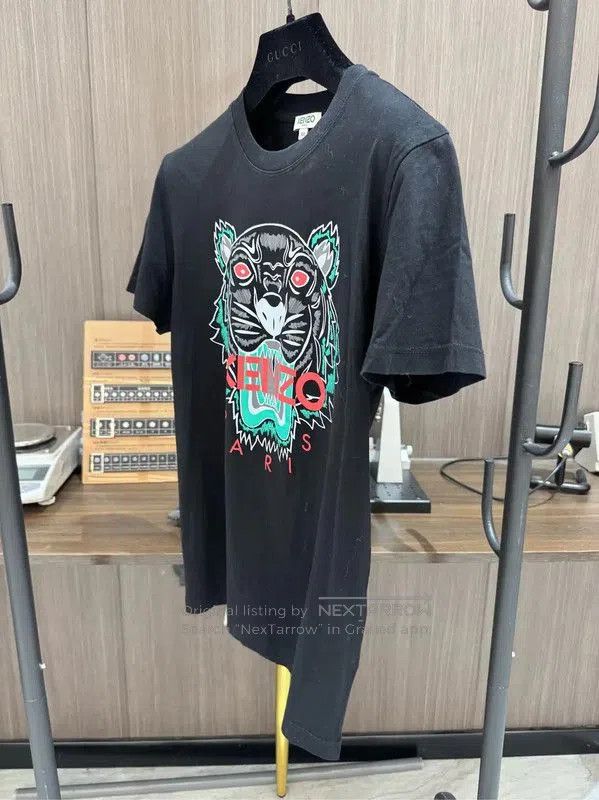 Kenzo KENZO Black Cotton Short Sleeve T-Shirt . Size M / US 6-8 / IT 42-44 - 3 Thumbnail