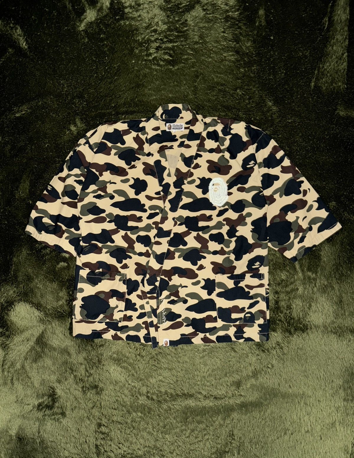 [L] BAPE 1st Camo Kimono Shirt Jacket