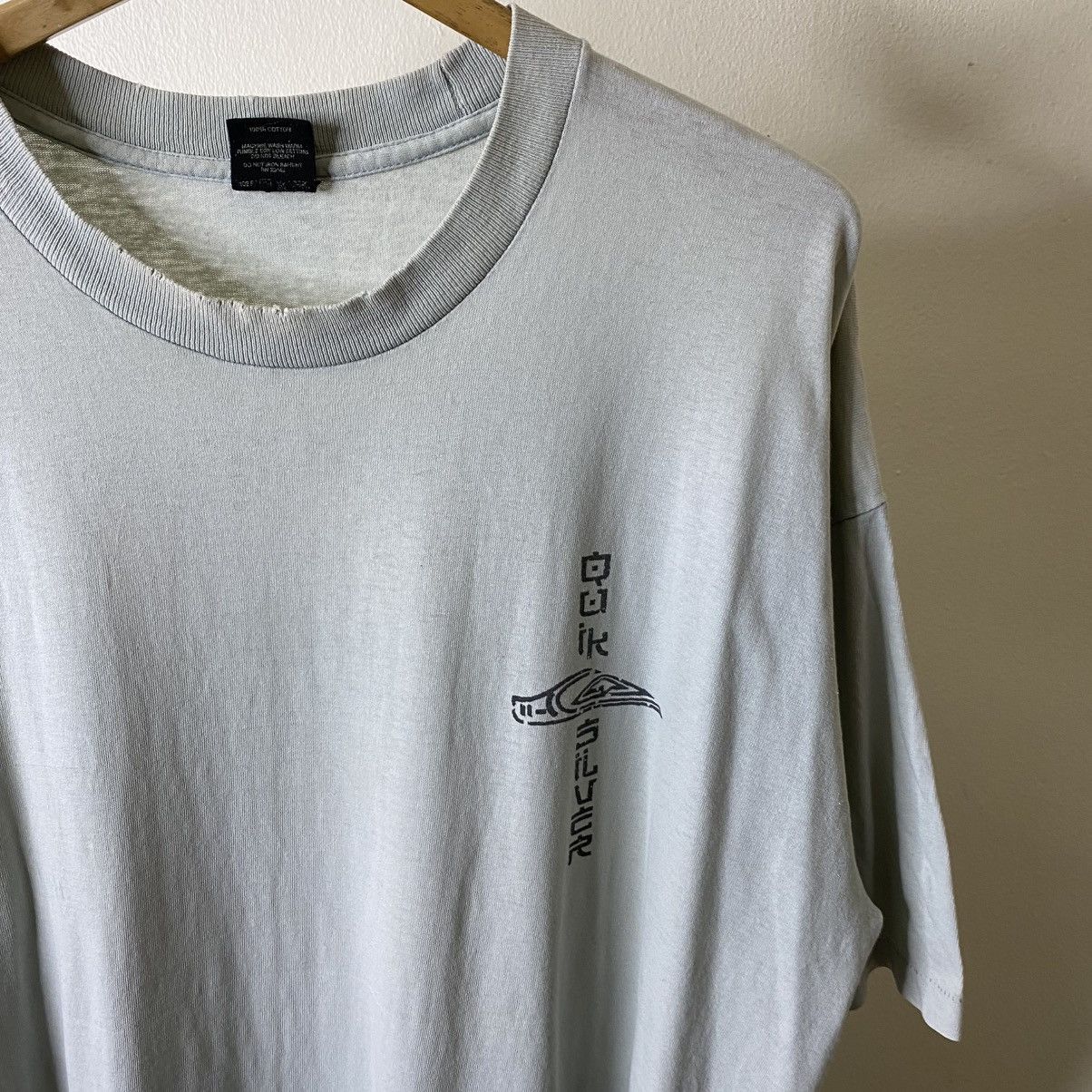 1990s Hokusai The Great Wave off Kanagawa Artwork Surf Tee