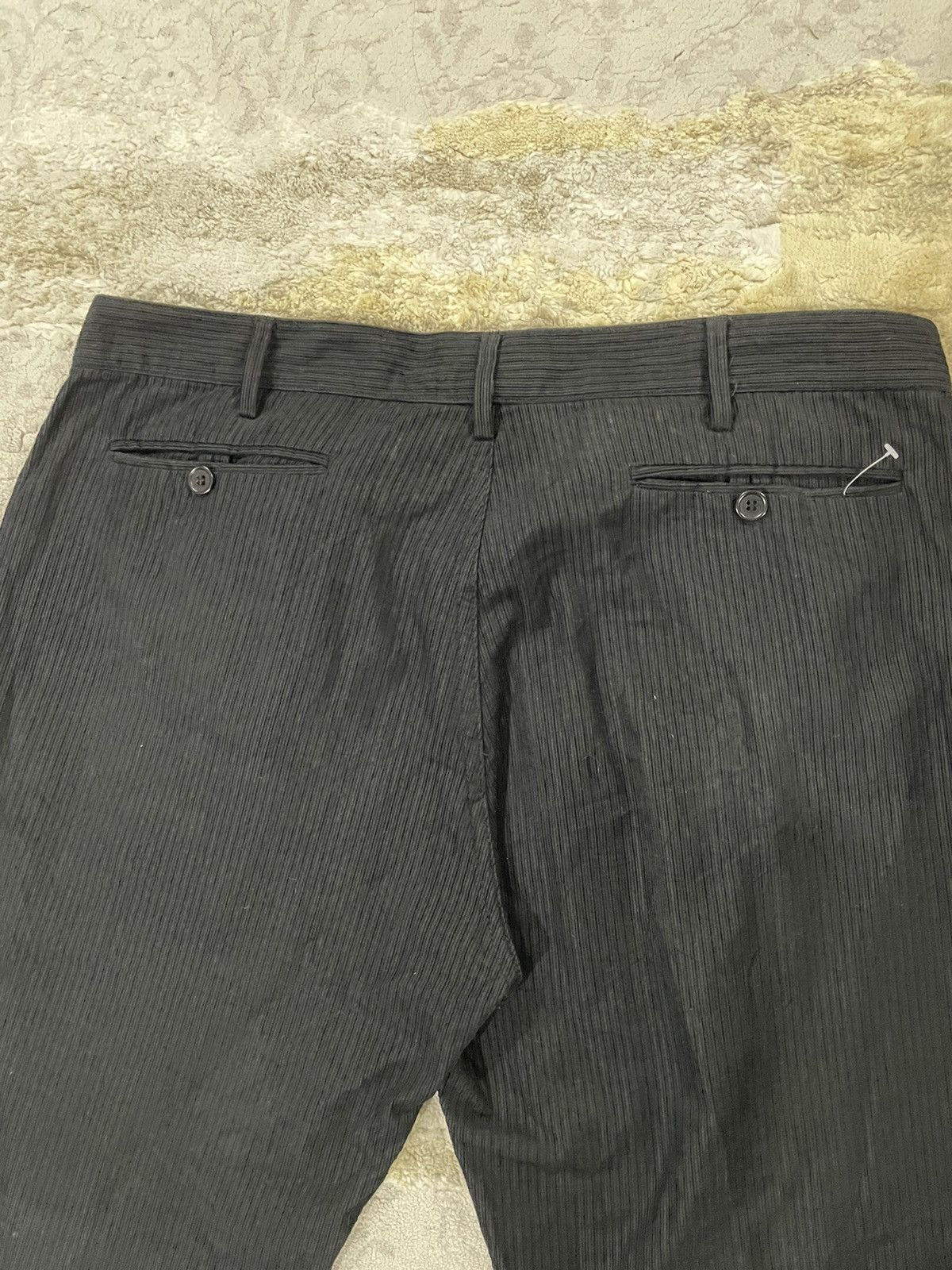 Helmut Lang Vintage Helmut Lang Black Pinstripe Pant Size US 36 / EU 52 - 5 Thumbnail