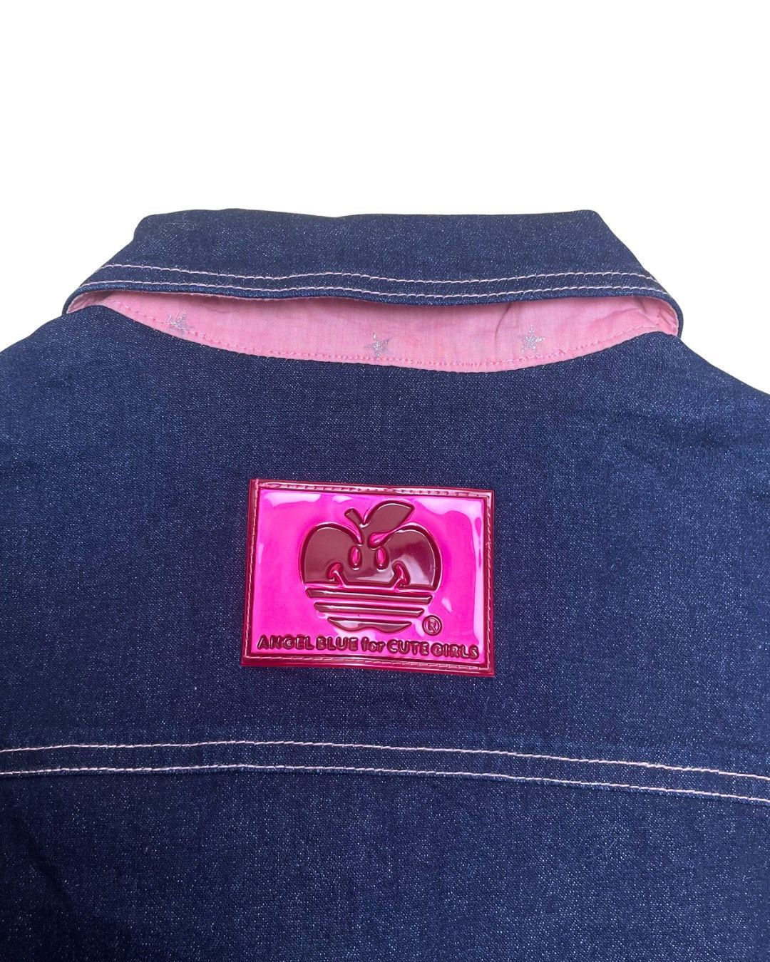 Angel Blue Angel Blue Pink Cuff Denim Jacket Size S / US 4 / IT 40 - 7 Thumbnail
