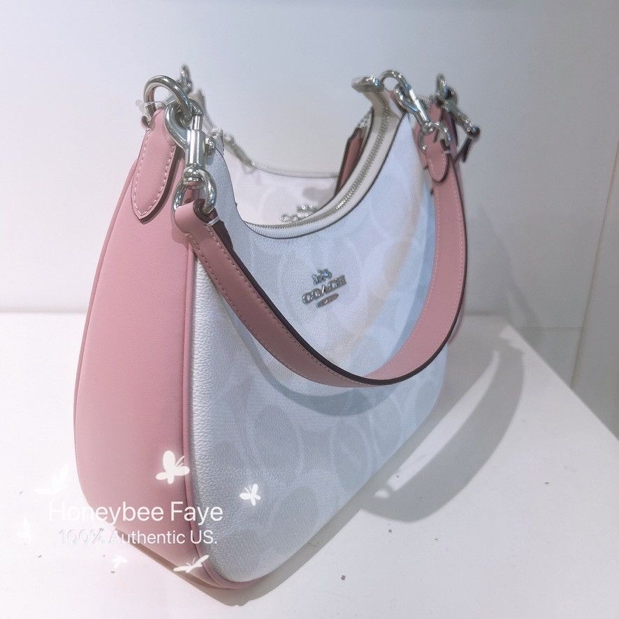 Coach NWT COACH Teri Hobo Bag In Signature Canvas CAL52 Size ONE SIZE - 2 Thumbnail