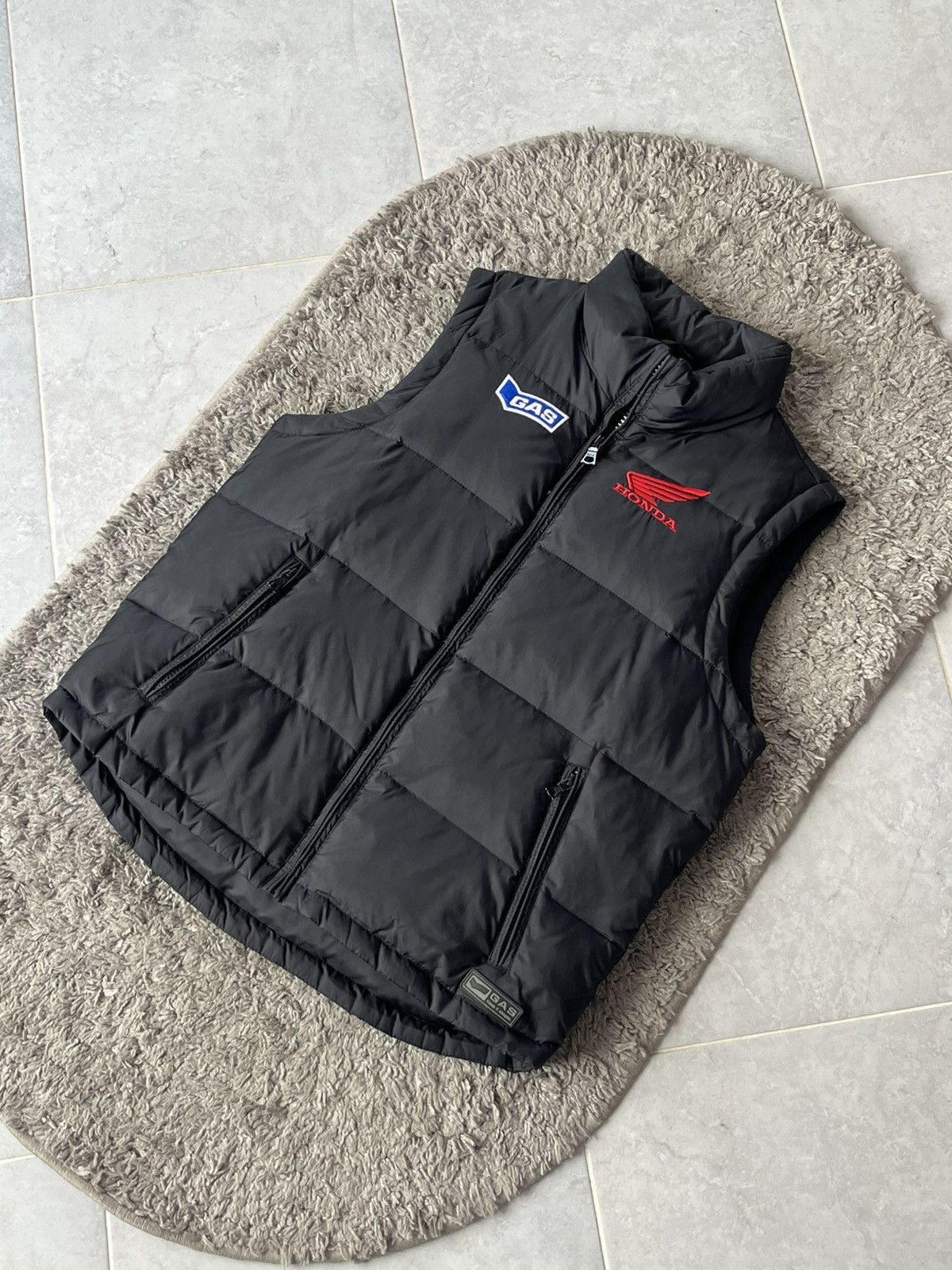 GAS Vintage Puffer Vest Gas Honda Streetwear Size US S / EU 44-46 / 1 - 2 Thumbnail
