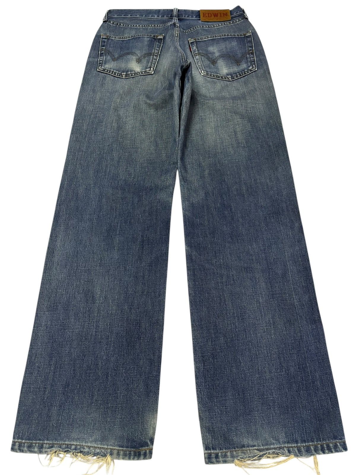 Edwin Vtg Edwin Japan 503 Distressed Jeans Size US 28 / EU 44 - 2 Thumbnail