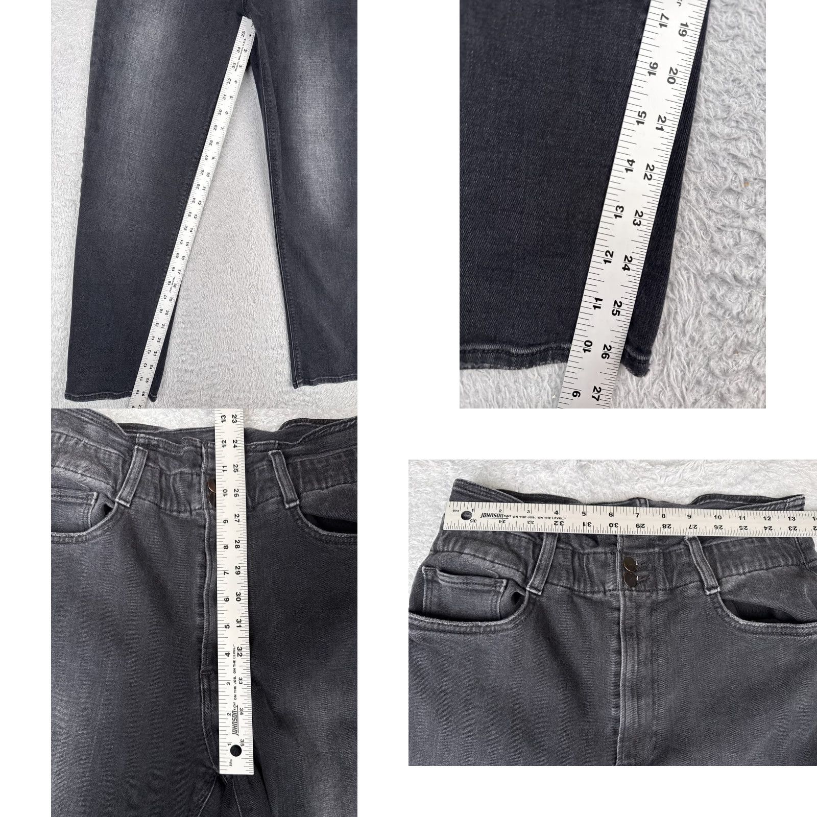 Vintage VINTAGE? No, Joes Jeans Women 28 Black Denim The Honor High Rise Vintage Straight Cotton 27x27 Size 28" / US 6 / IT 42 - 8 Thumbnail