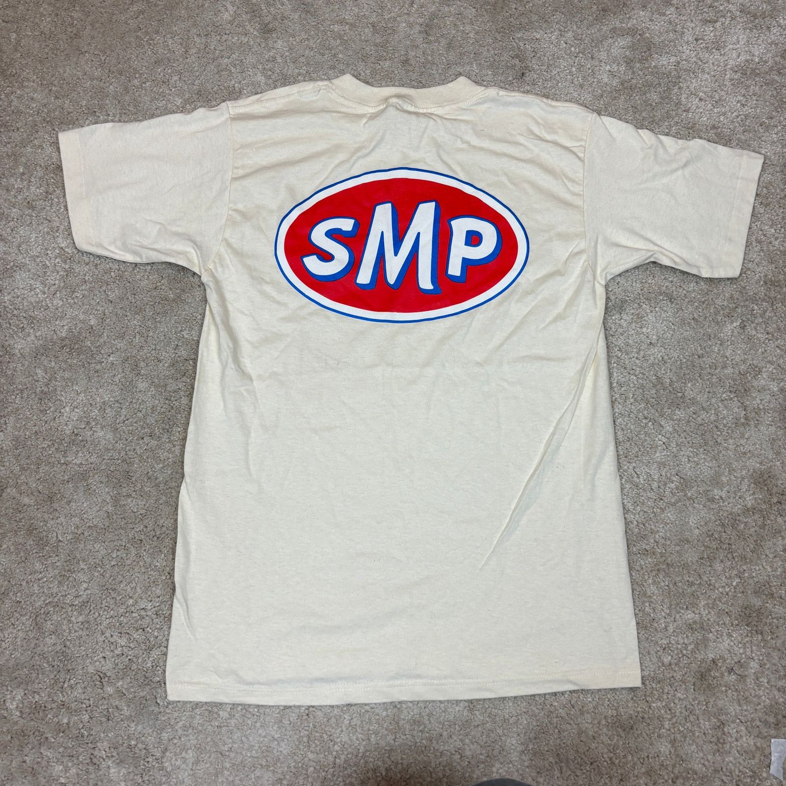 Vintage Vintage 90s SMP Skateboarding STP Parody Logo T Shirt Medium Size US M / EU 48-50 / 2 - 3 Thumbnail