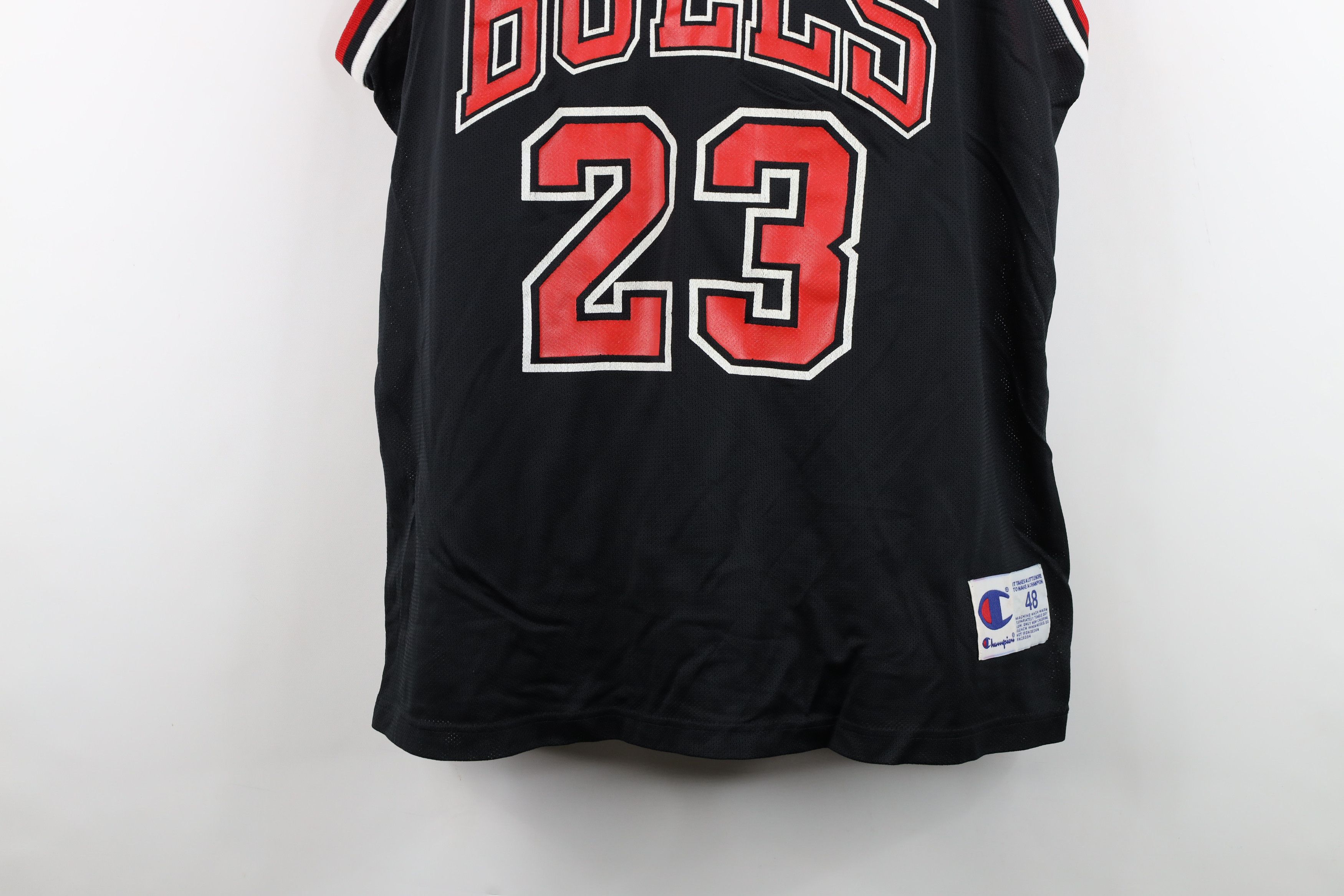 Champion Vintage 90s Champion Chicago Bulls Basketball Jersey Black Size US XXL / EU 58 / 5 - 3 Thumbnail