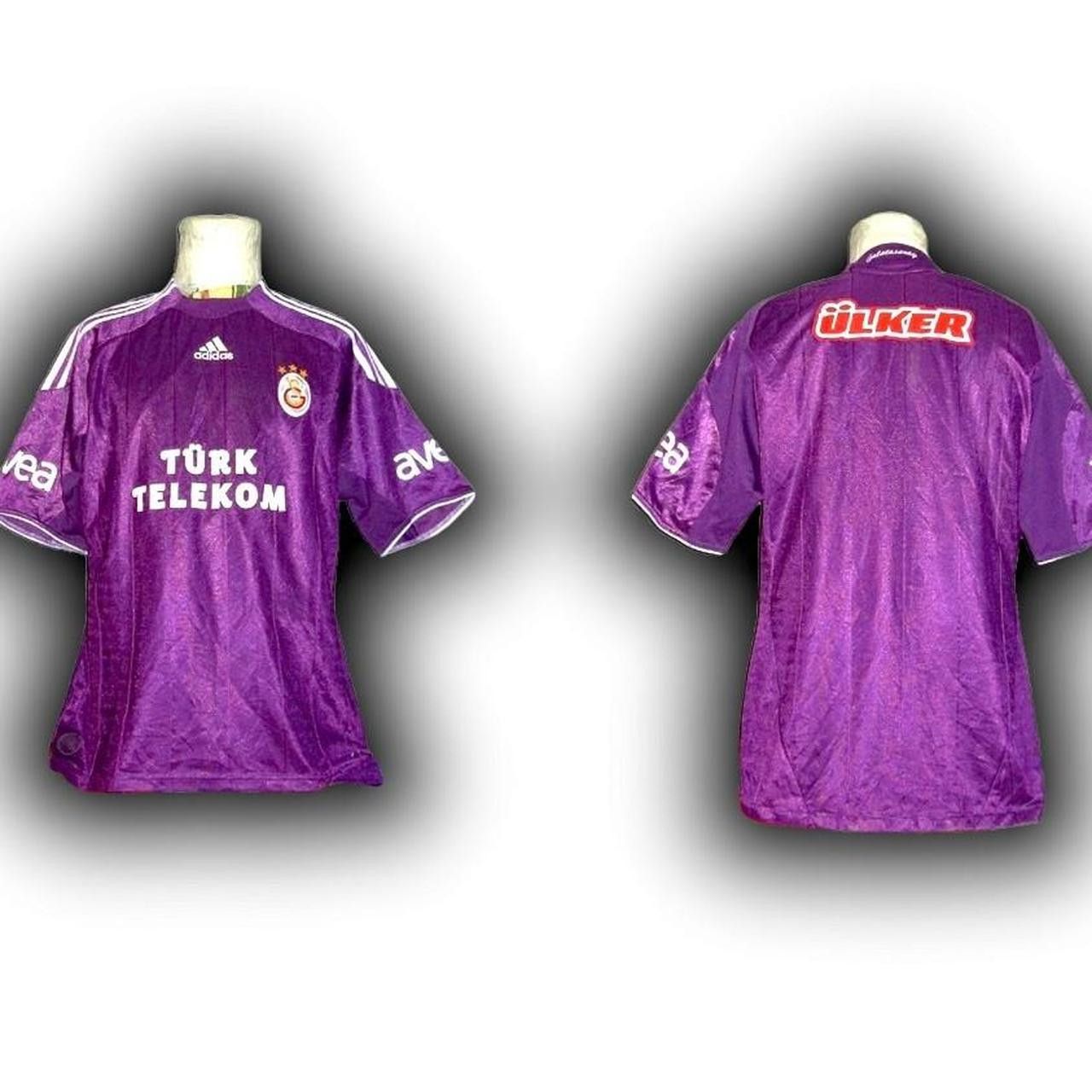 Adidas Fc Galatasaray SK Turkey 2009 2010 Third 3rd Shirt Jersey Size US L / EU 52-54 / 3 - 2 Thumbnail