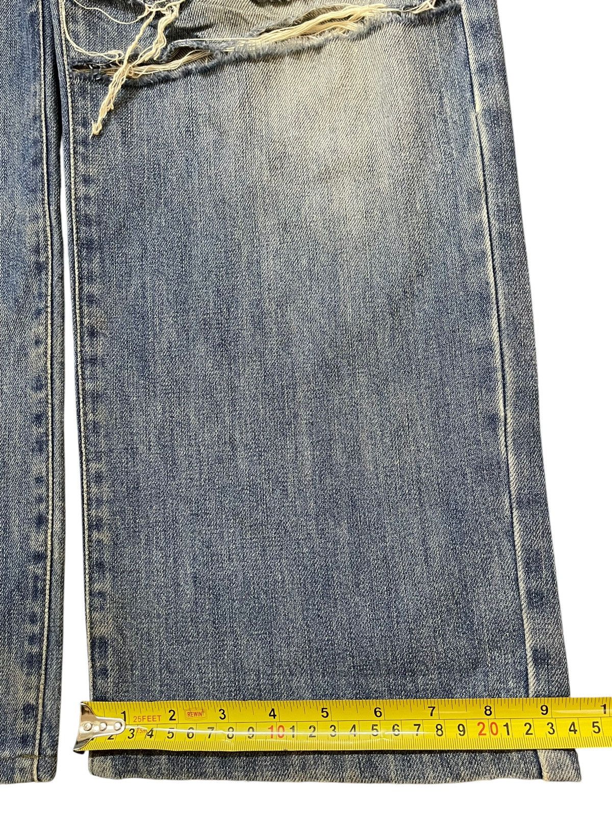 Edwin Vintage 90s Edwin 404 Mud Wash Distressed Style Baggy Jeans Size US 36 / EU 52 - 17 Thumbnail