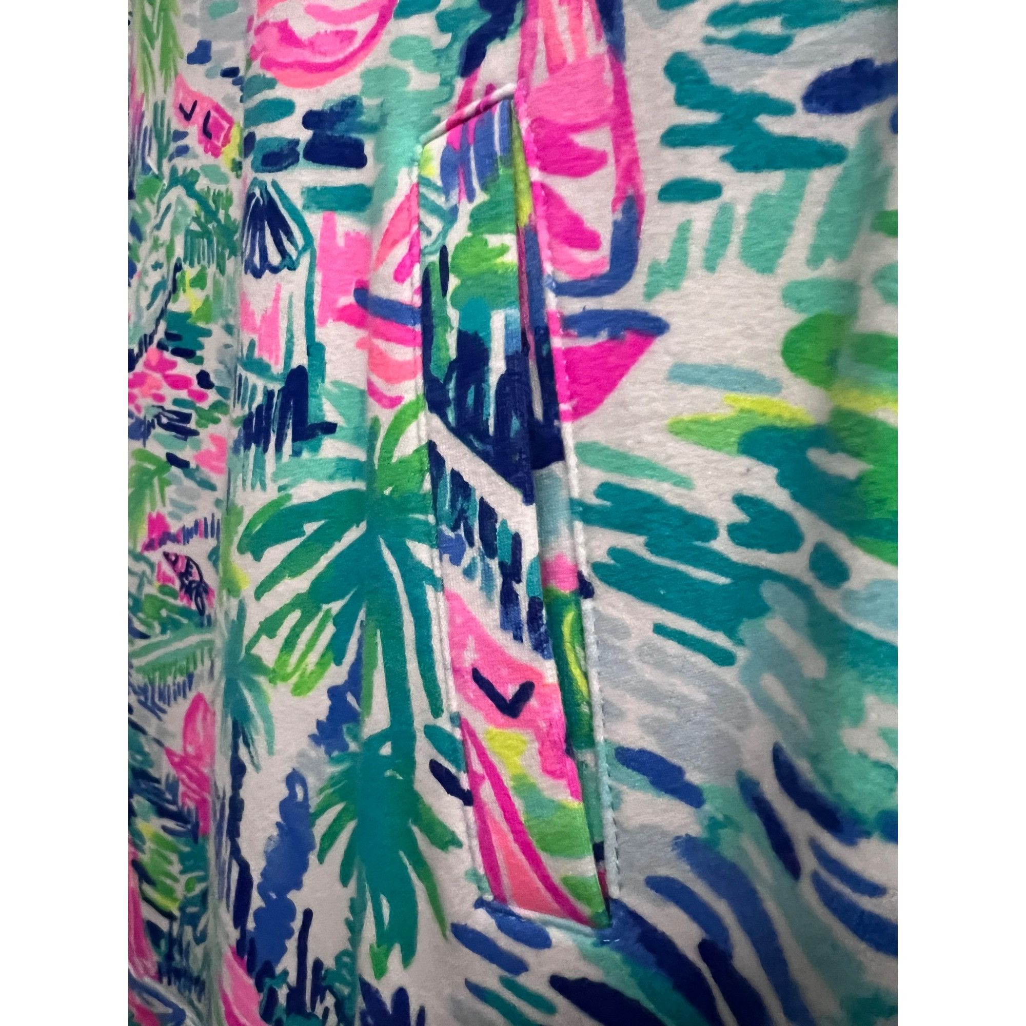 Lilly Pulitzer Lilly Pulitzer UPF 50+ Skipper Floral Midi Dress XXS Pocket Size XXS / US 00 / IT 34 - 7 Thumbnail