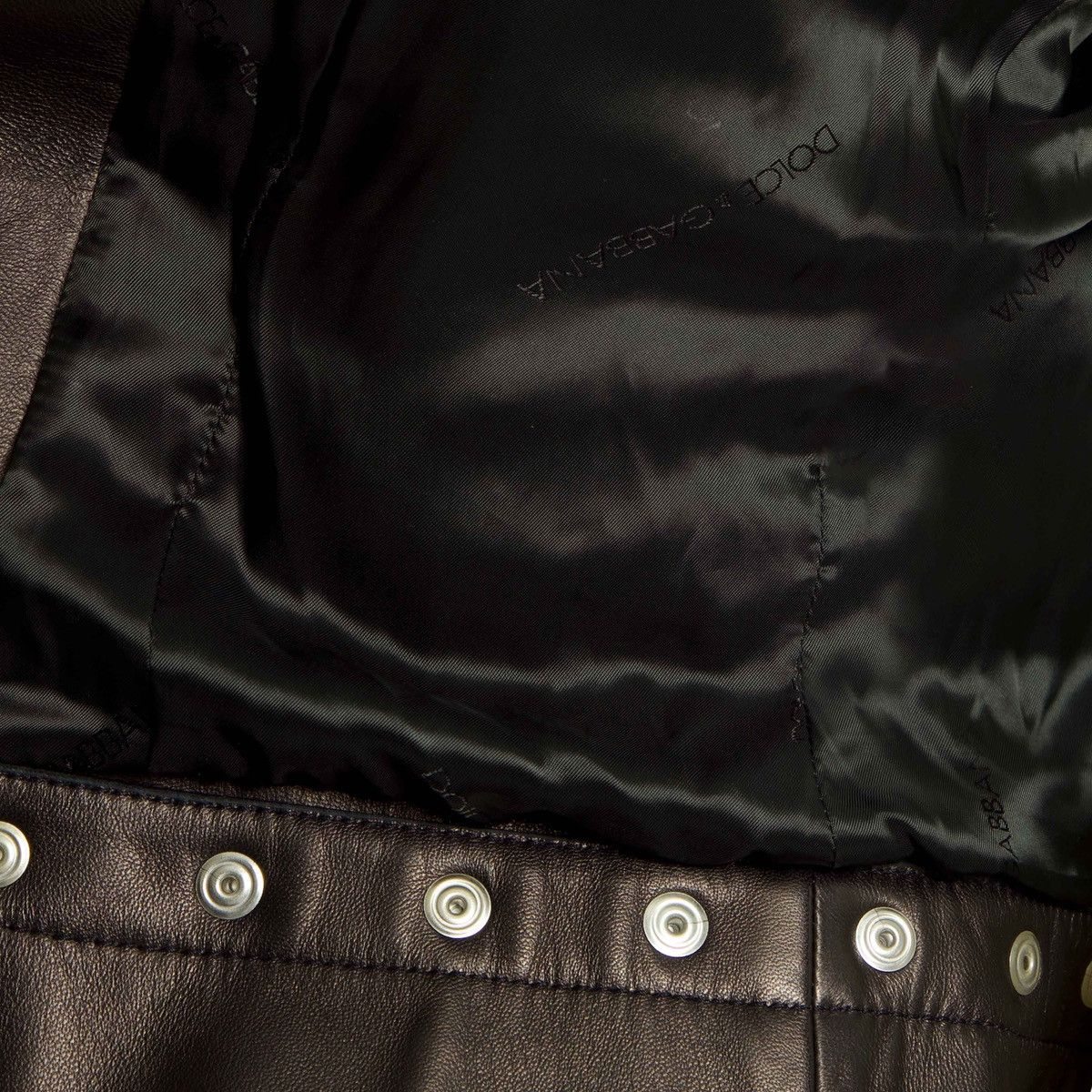 Dolce & Gabbana 2003 snap leather jacket Size M / US 6-8 / IT 42-44 - 8 Thumbnail