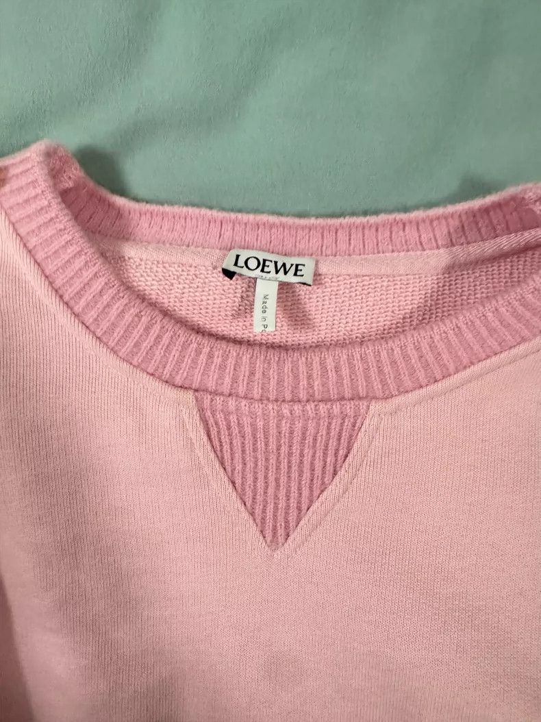 Loewe Loewe Pink logo sweatshirt Size S / US 4 / IT 40 - 1 Thumbnail
