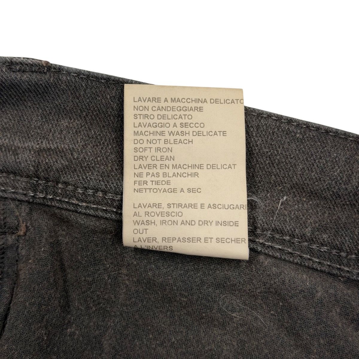Neil Barrett Charcoal Slim Taper Denim Size US 32 / EU 48 - 10 Thumbnail