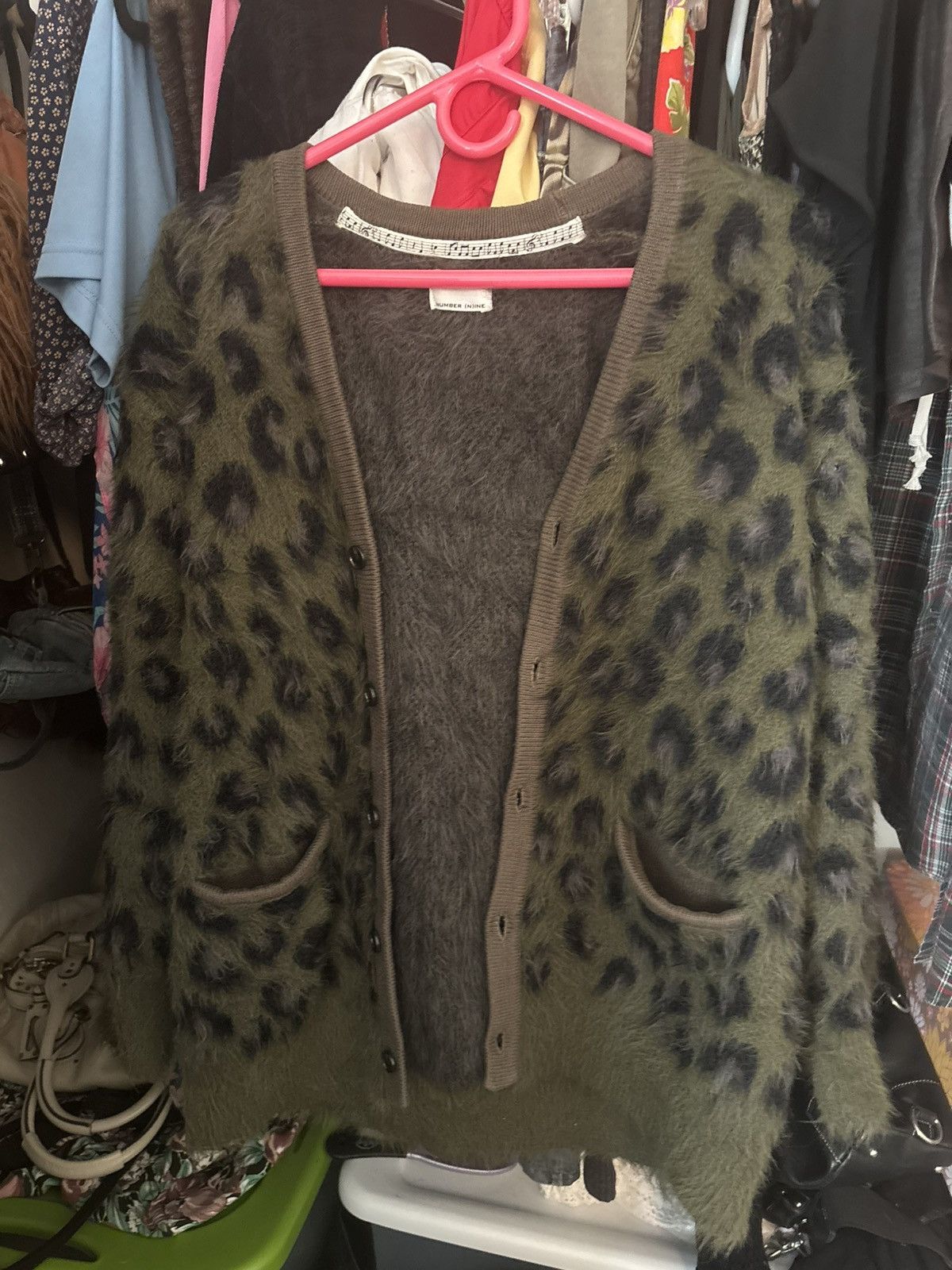 Number (N)ine Number Nine Mohair Cardigan Smells like Teen Spirit Size US L / EU 52-54 / 3 - 5 Thumbnail