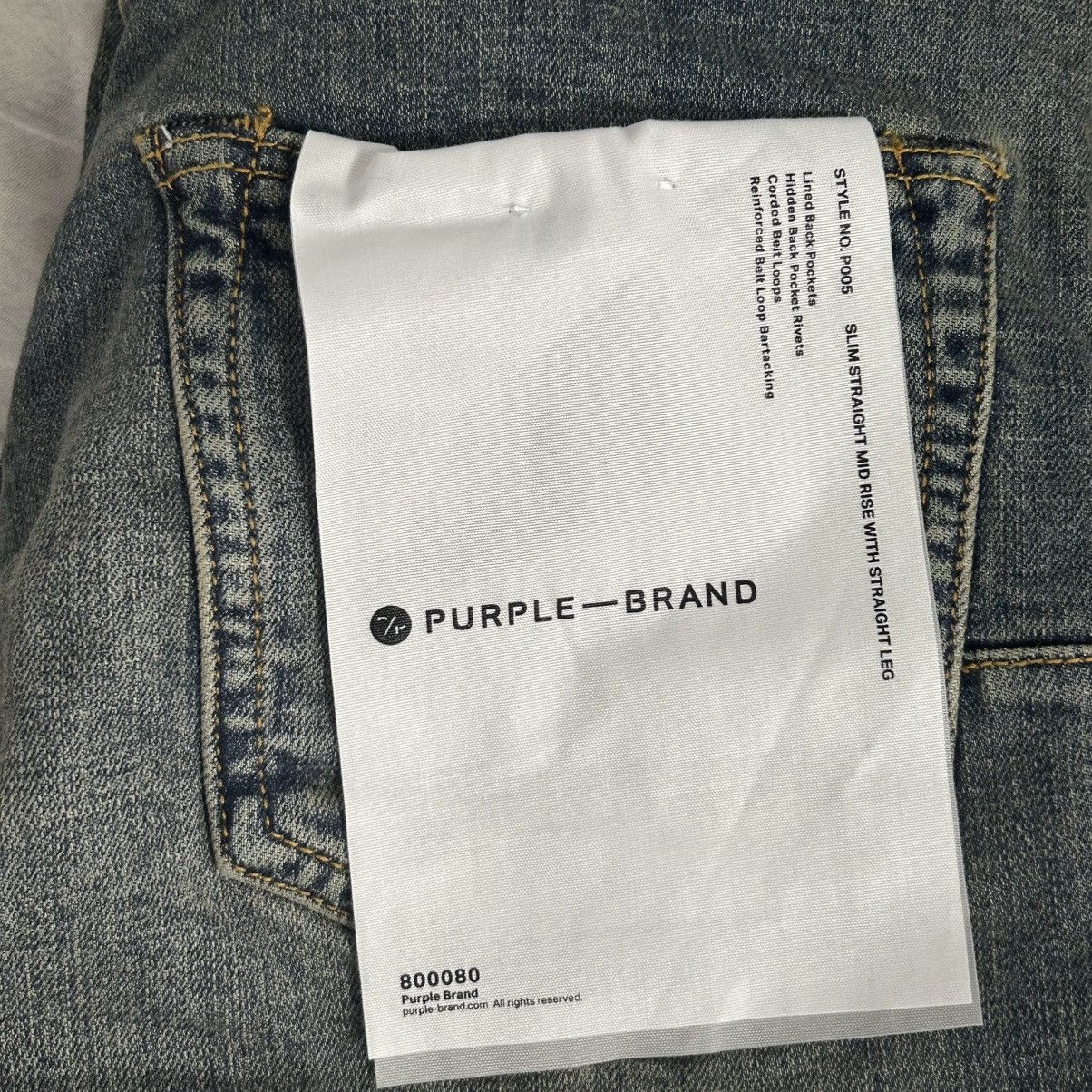 Purple Brand New Purple Brand Straight Leg Jeans Mens Size 30 Size US 30 / EU 46 - 5 Thumbnail