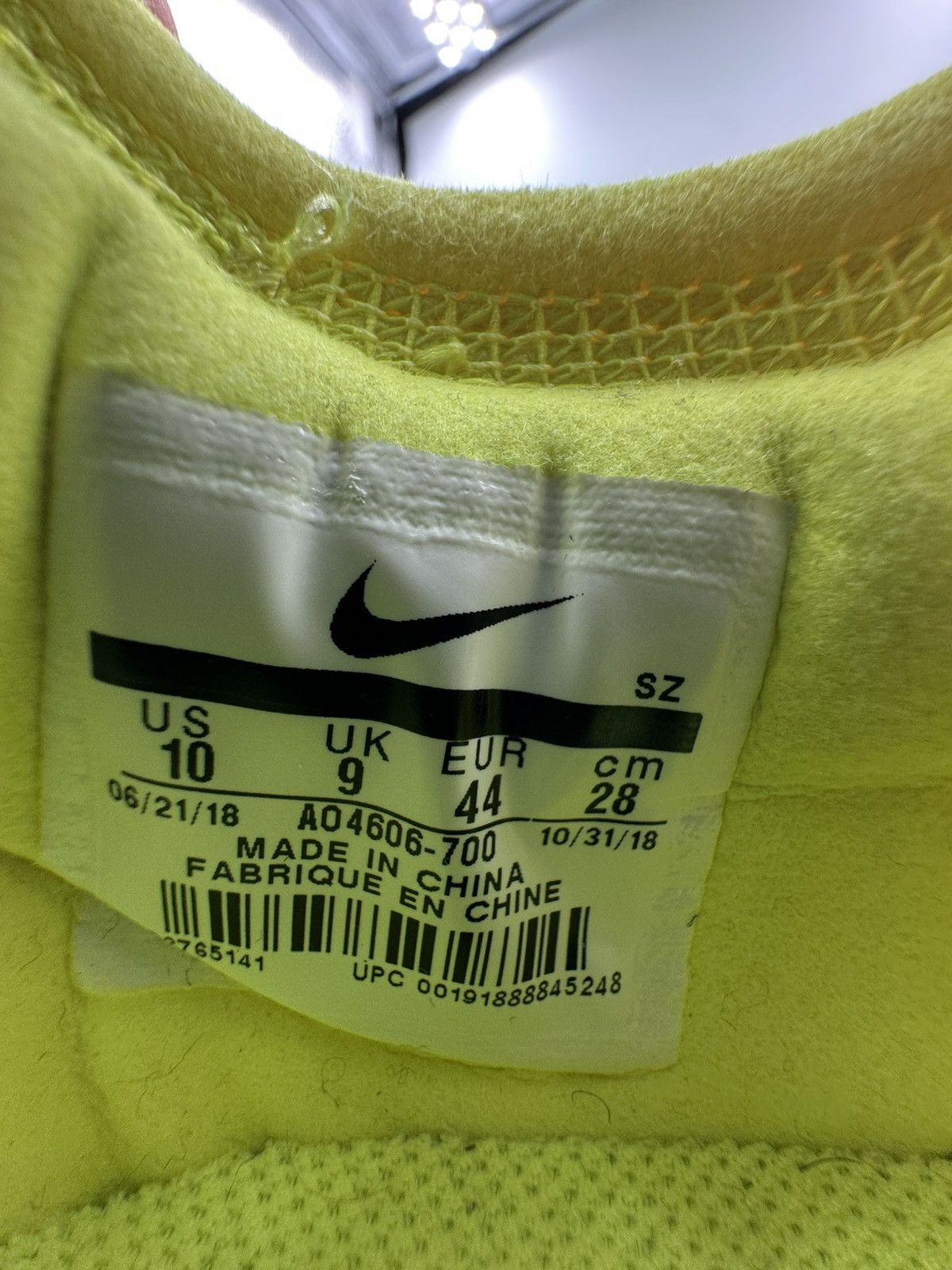 Nike × Off-White Nike OFF-White Volt Air Force 1 Size US 10 / EU 43 - 14 Thumbnail