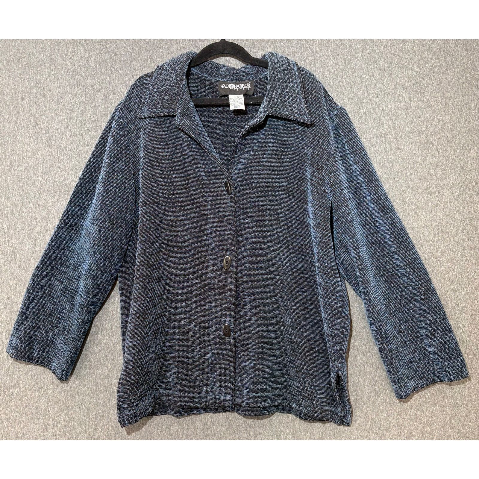Other Sag Harbor Petite | Peacoat Jacket Style #F22152 | 10 Size L / US 10 / IT 46 - 1 Thumbnail